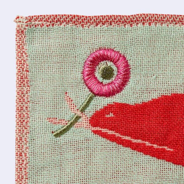Komodo Dragon Square Handkerchief (Sage Green) - Image 3