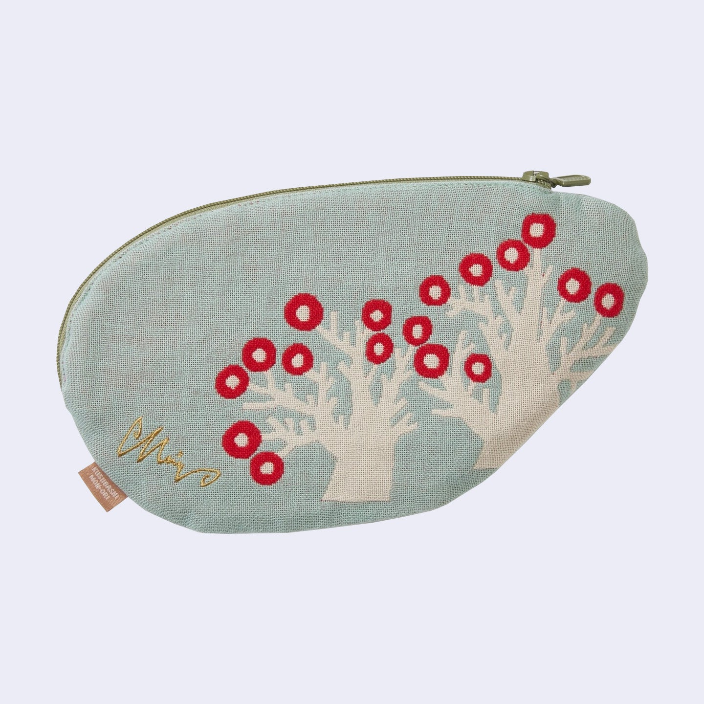 Komodo Dragon Zip Pouch/Bag (Sage Green) - Image 2