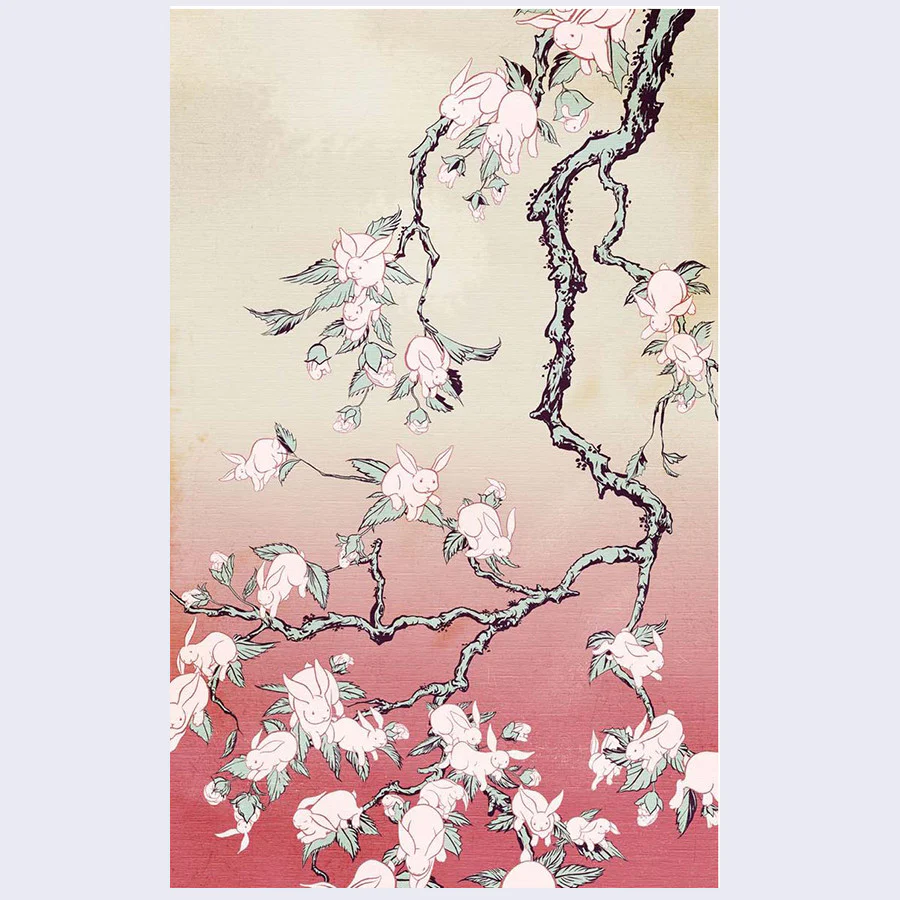 Kozyndan - Bunny Blossoms Print