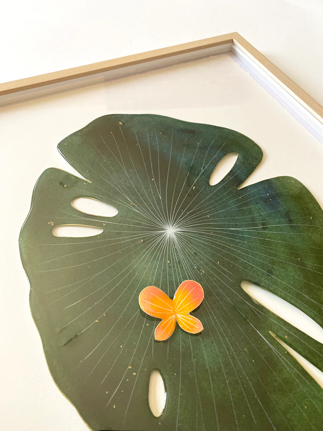 Maggie Chiang - Homesick - #33 - "Lilypad 4 (Orange Butterfly)" - Image 2