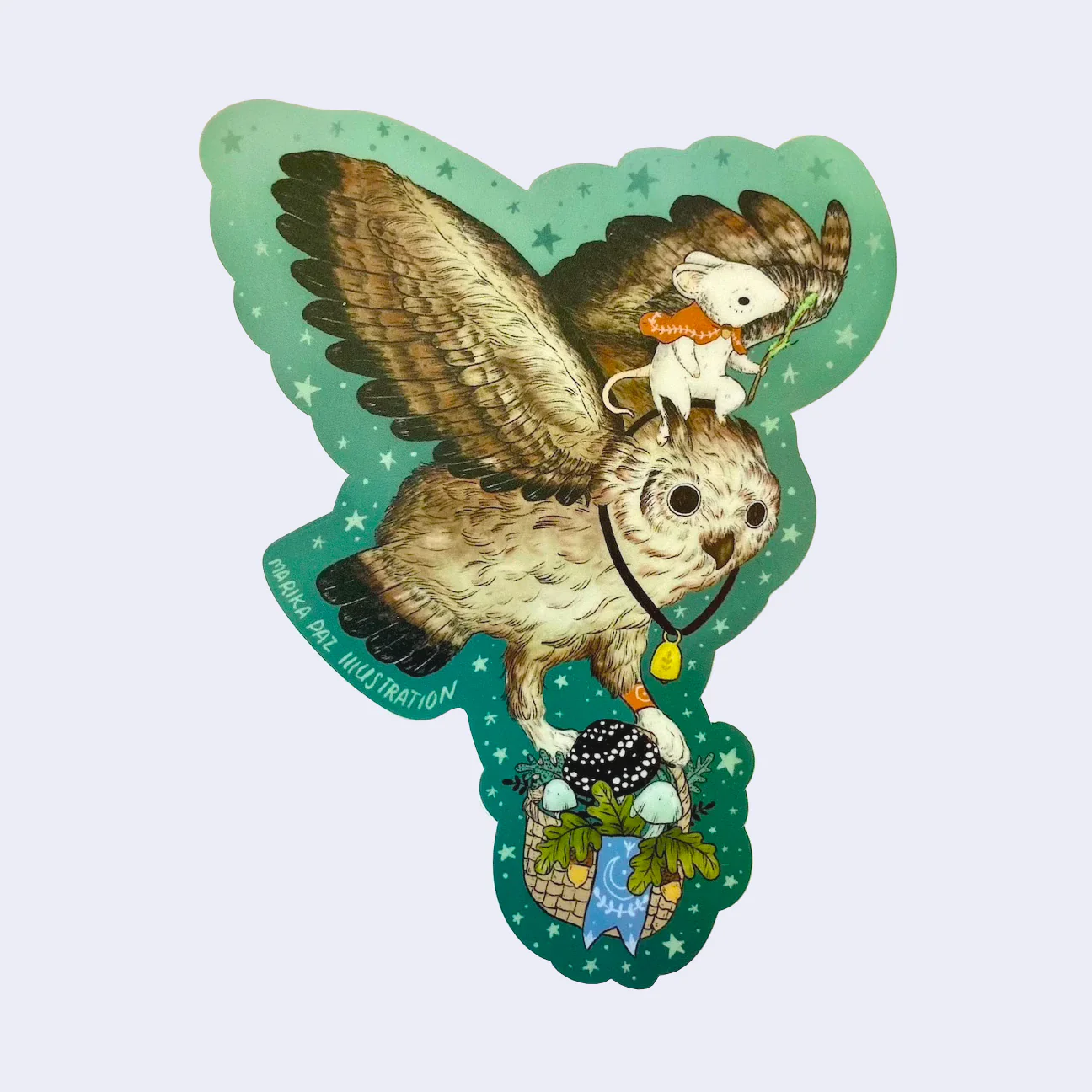 Marika Paz - "Mystic Owl" Sticker