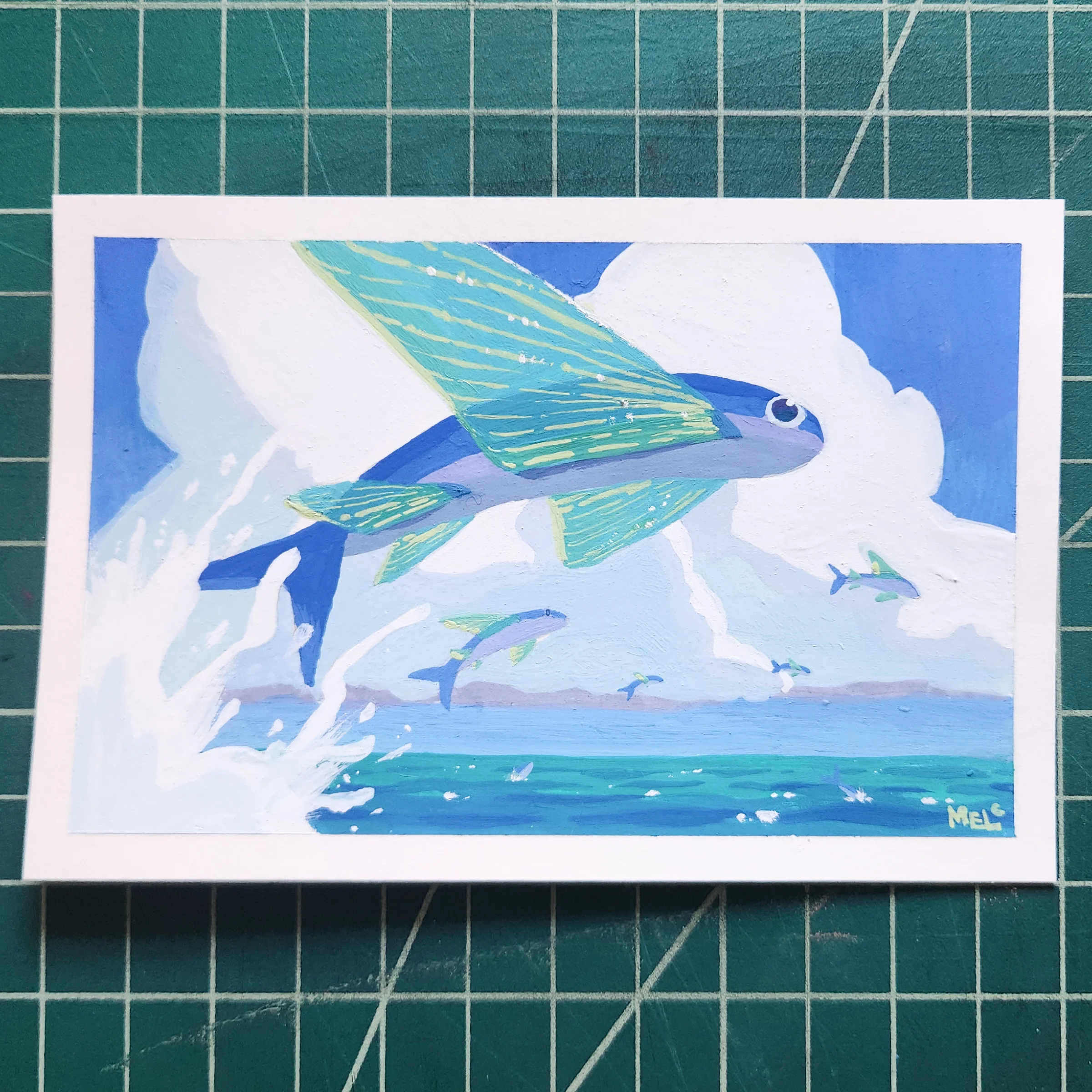 Melissa Chen - "Fly! Fish" Art Print