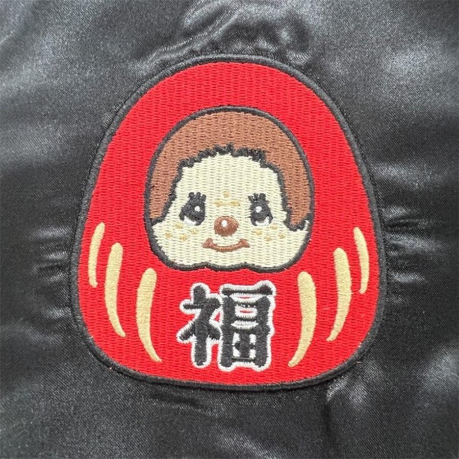 Monchhichi x Mt. Fuji Sukajan Bomber Jacket (Black) - Image 5
