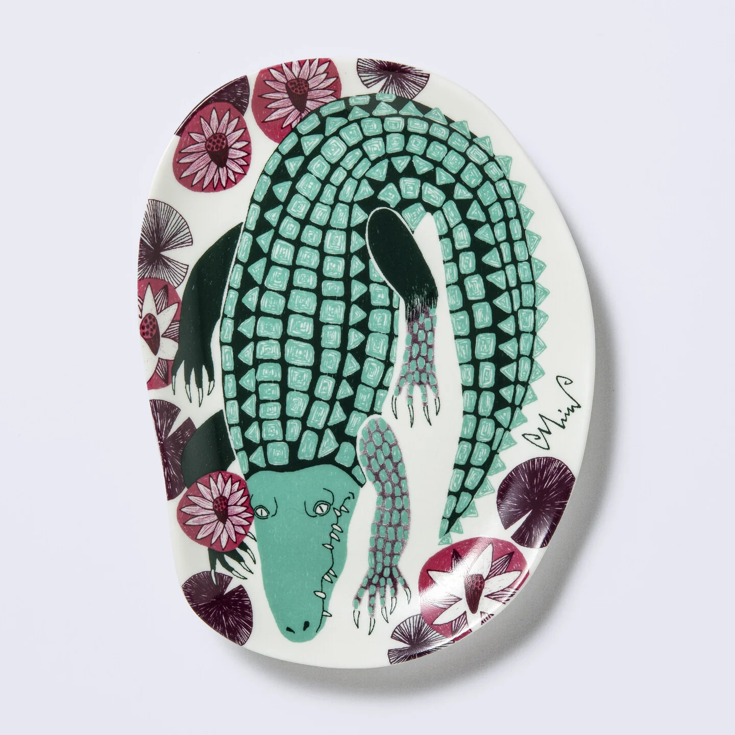MoritaMiW - Decorative Crocodile Serving Tray