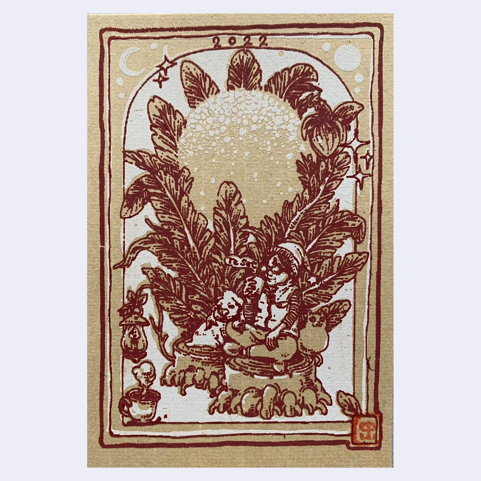 Shihori Nakayama - "2022 Reset" Postcard - Image 2