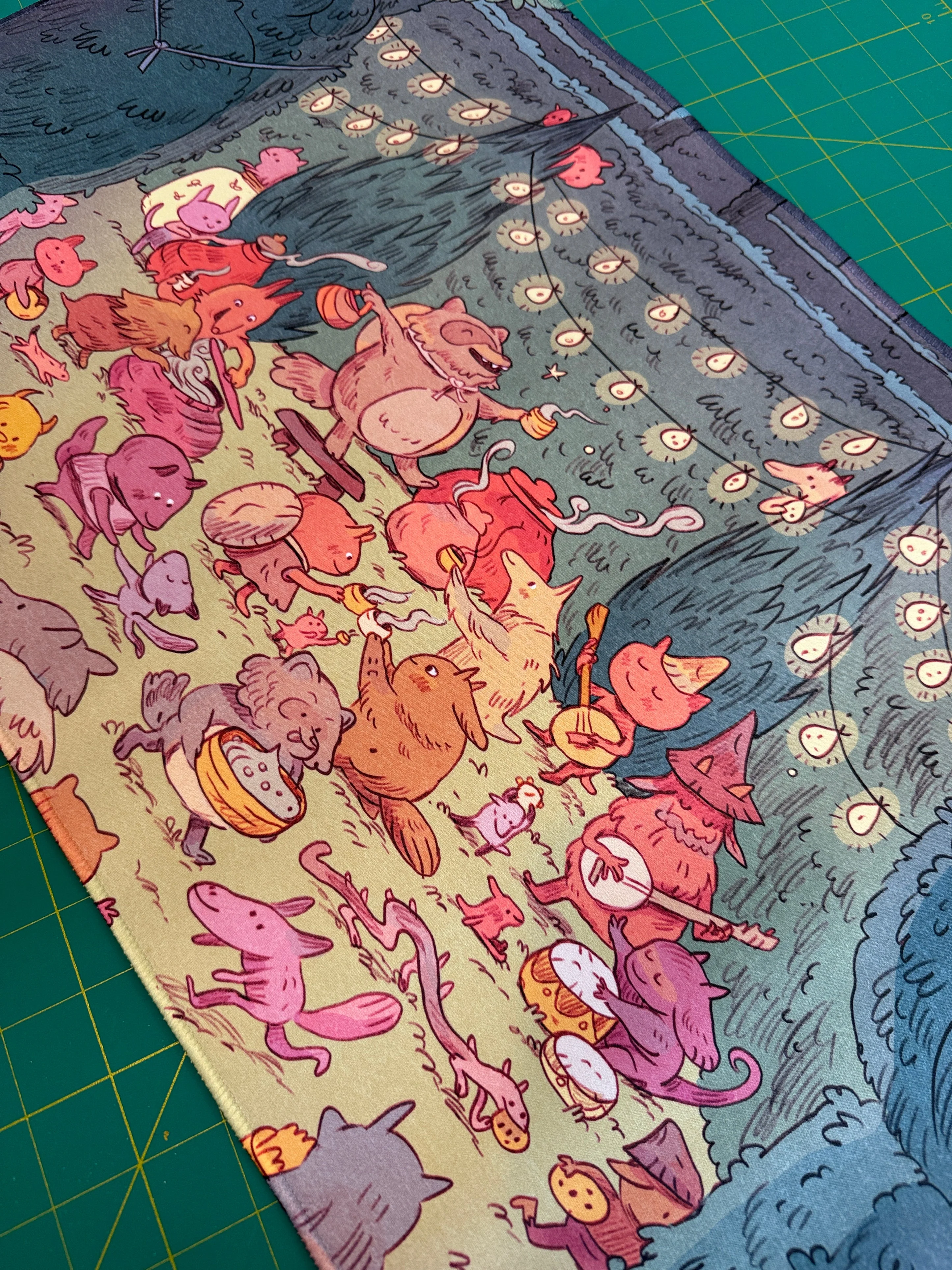 Natalie Andrewson - "Maze's End" Desk/Play Mat