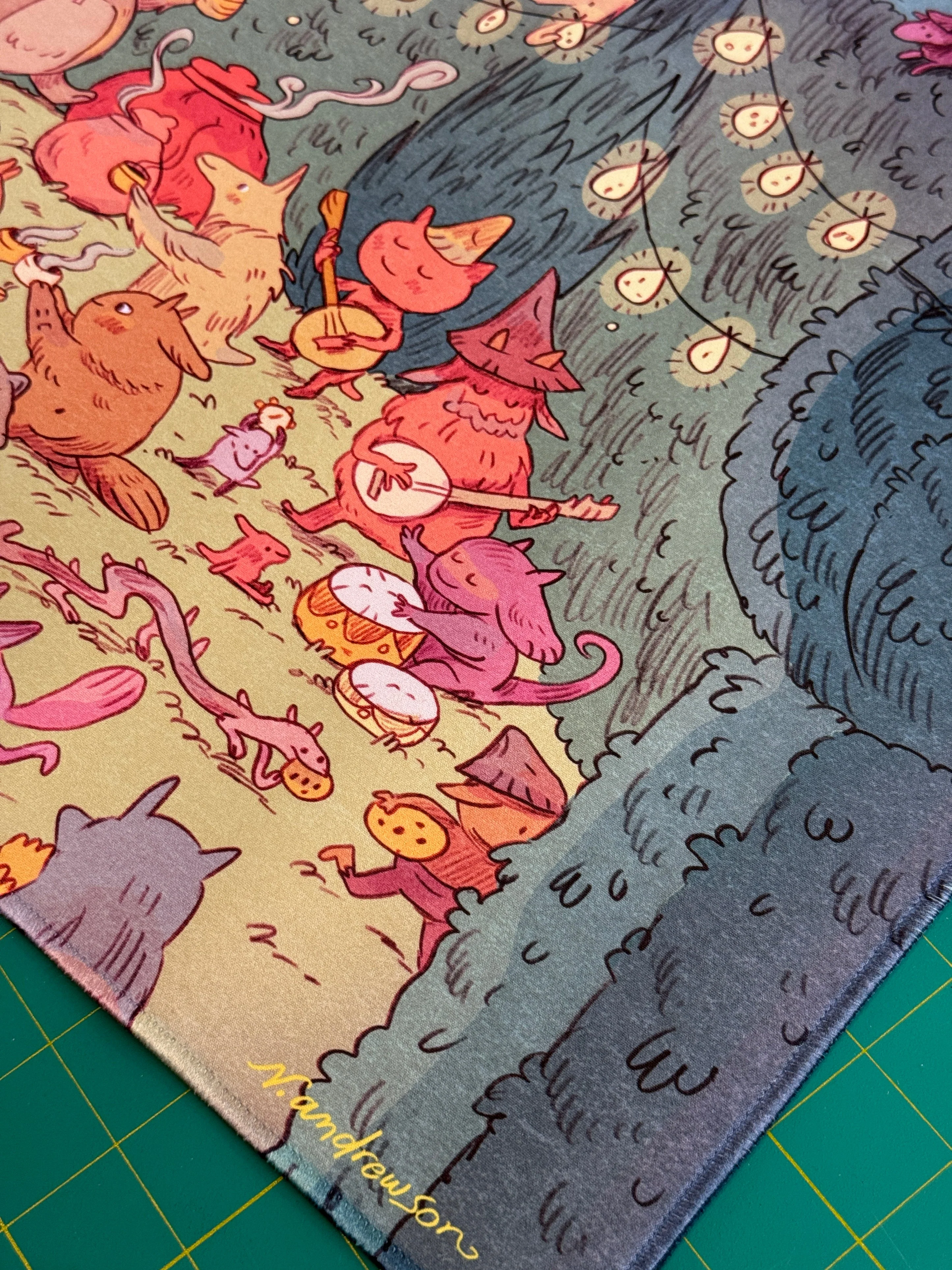 Natalie Andrewson - "Maze's End" Desk/Play Mat - Image 4