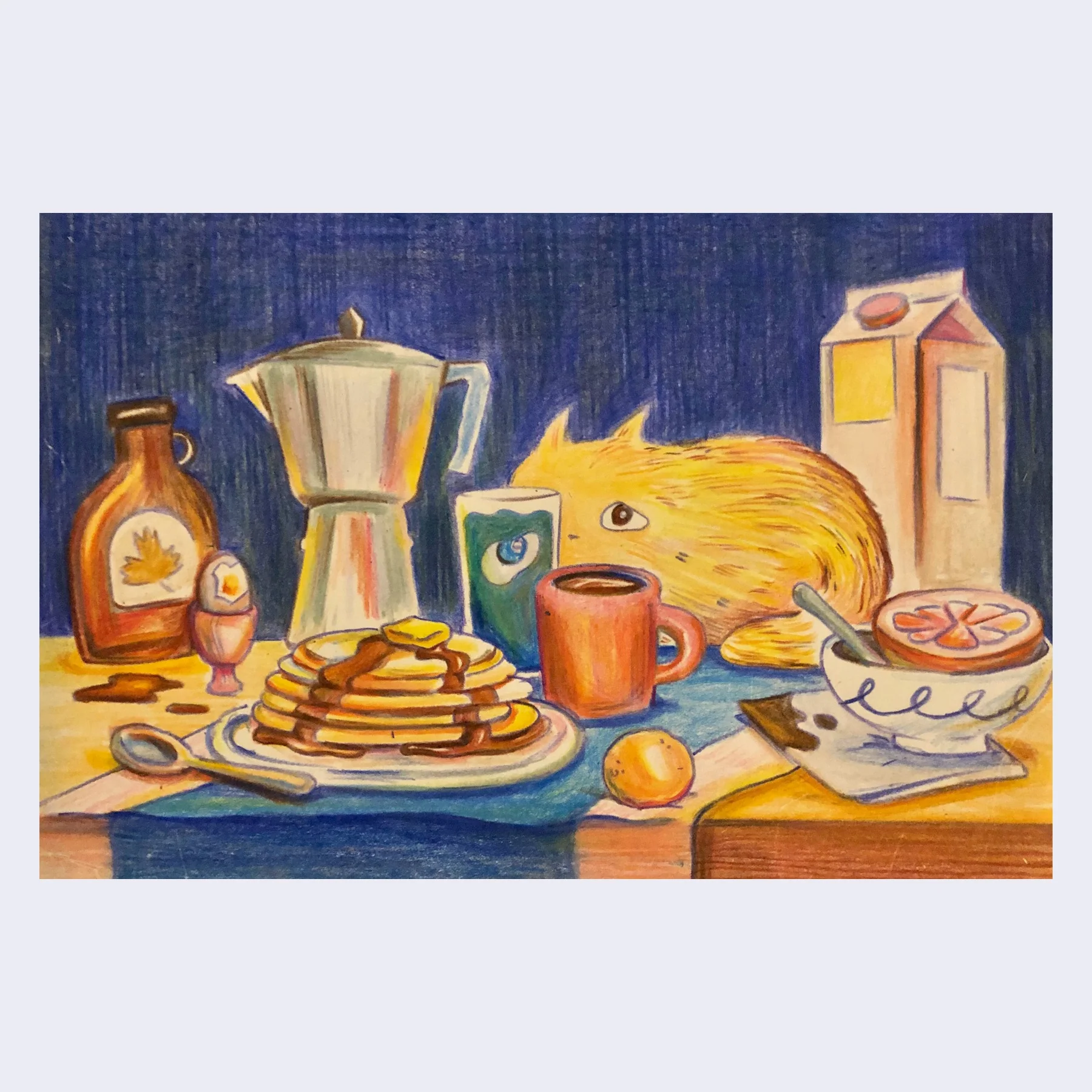 Neko Show 2023 - Olivia Pecini - "The Cat at Breakfast"