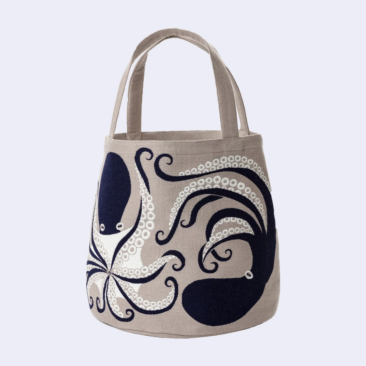 Octopus Tote Bag (Gray) - Image 2