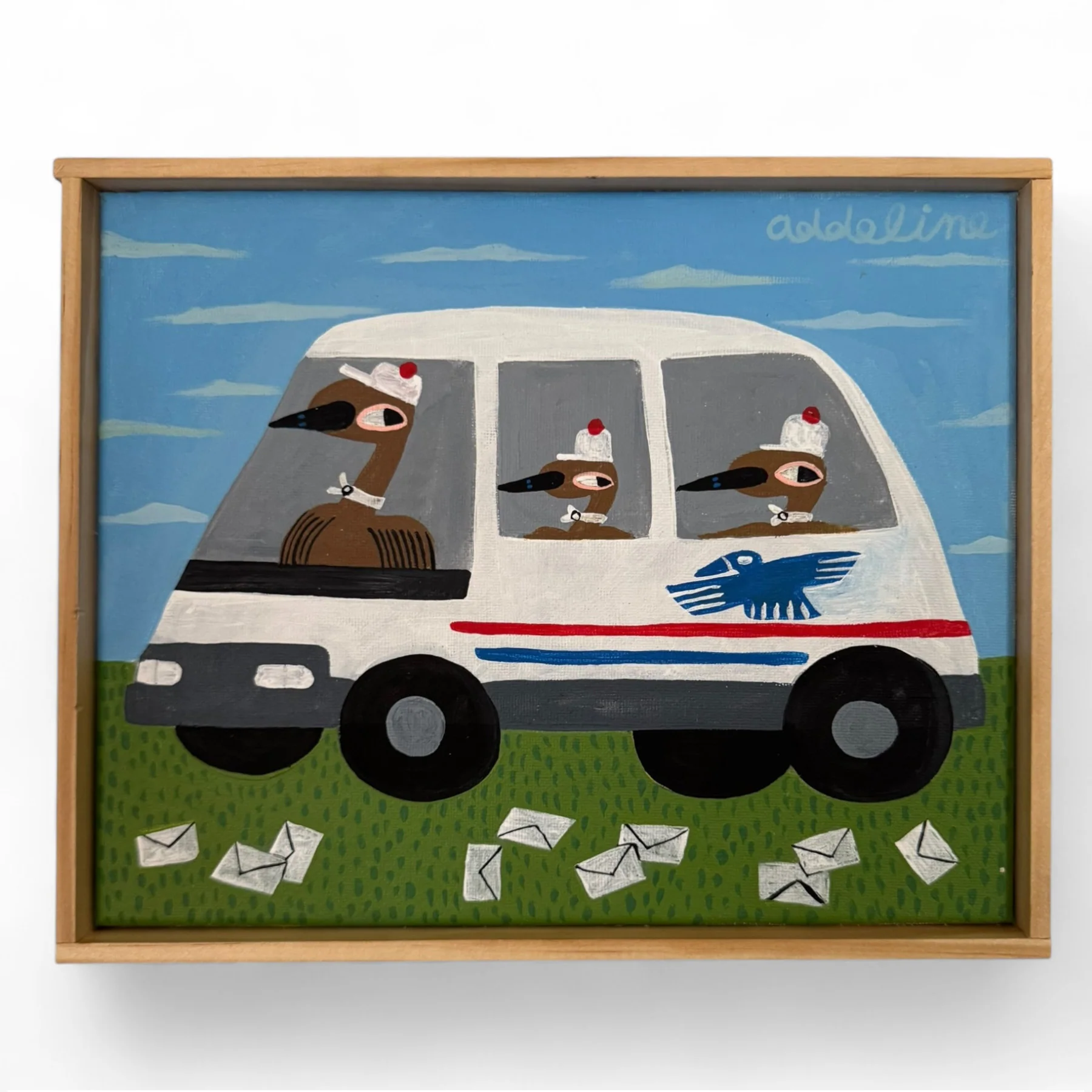 Odd Folk & Fables - Burger Babie - "United State Bird Postage"