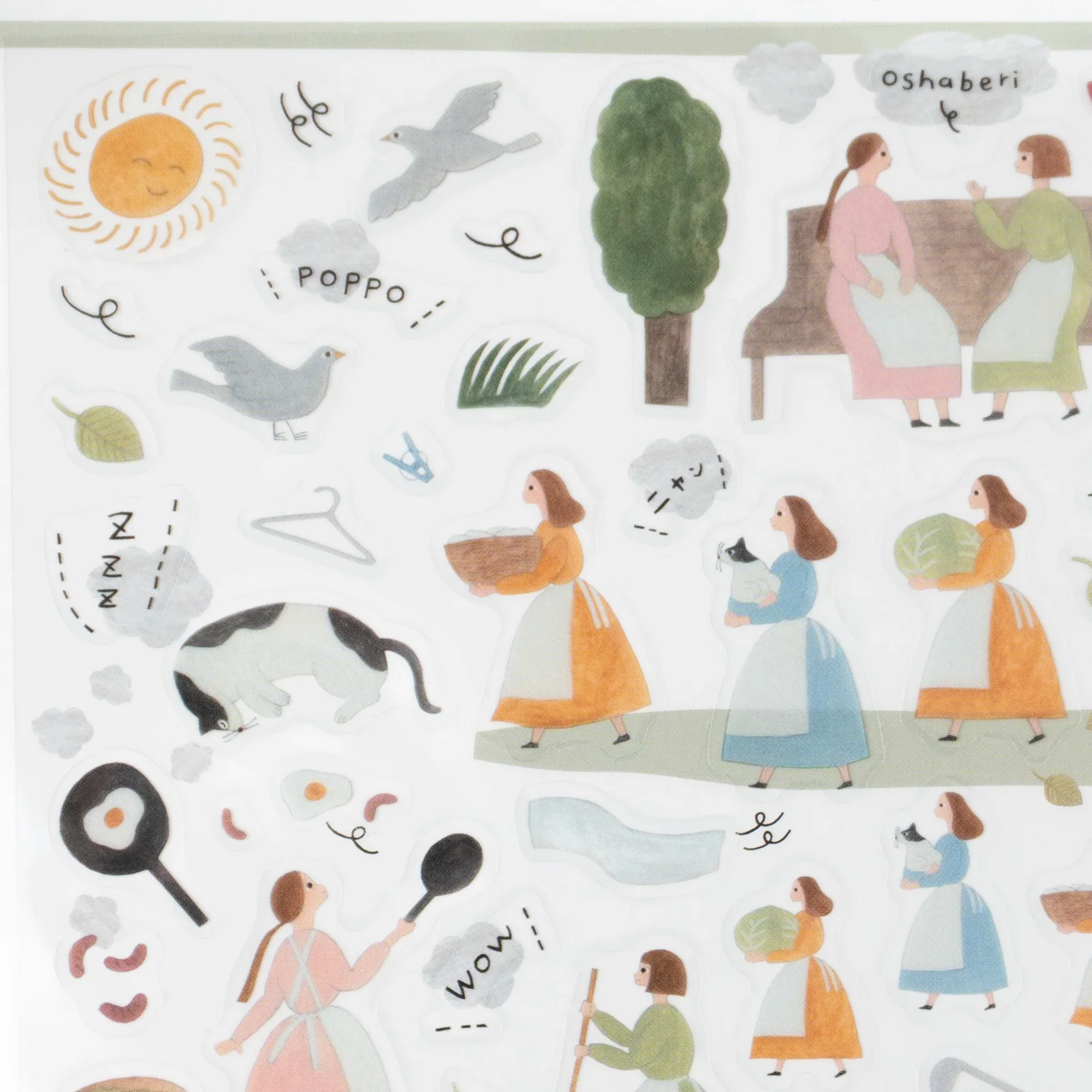 Ordinary Day Illustrations Sticker Sheet - Image 2