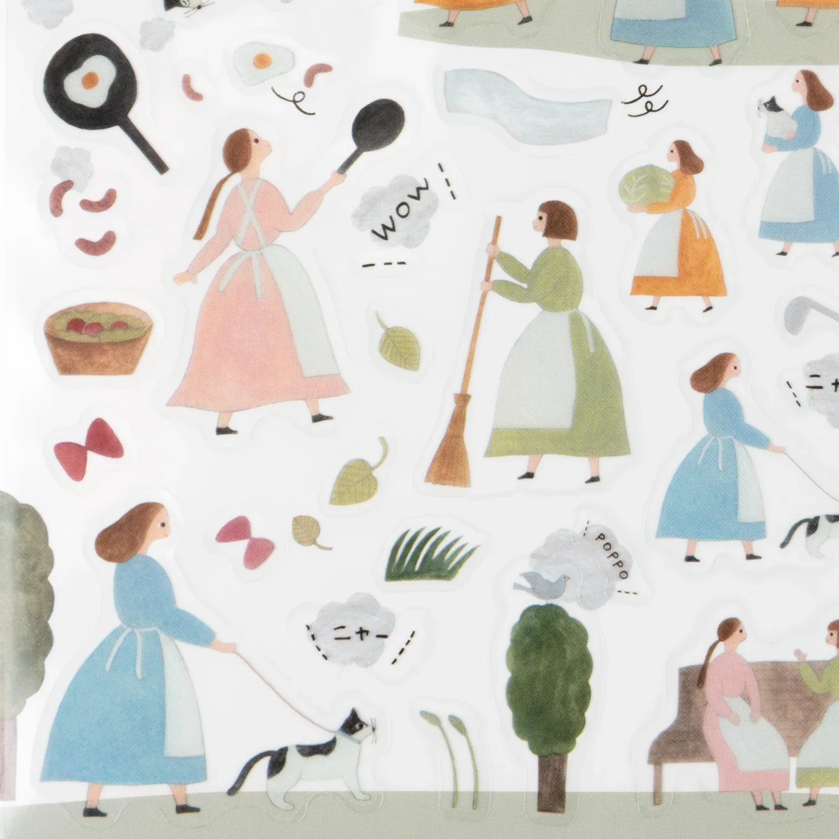 Ordinary Day Illustrations Sticker Sheet - Image 3