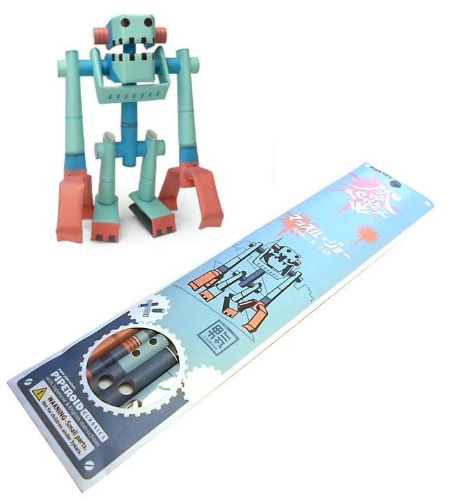 Piperoid - Paper Pipe Robot Figure (Muscle Joe) - Image 4