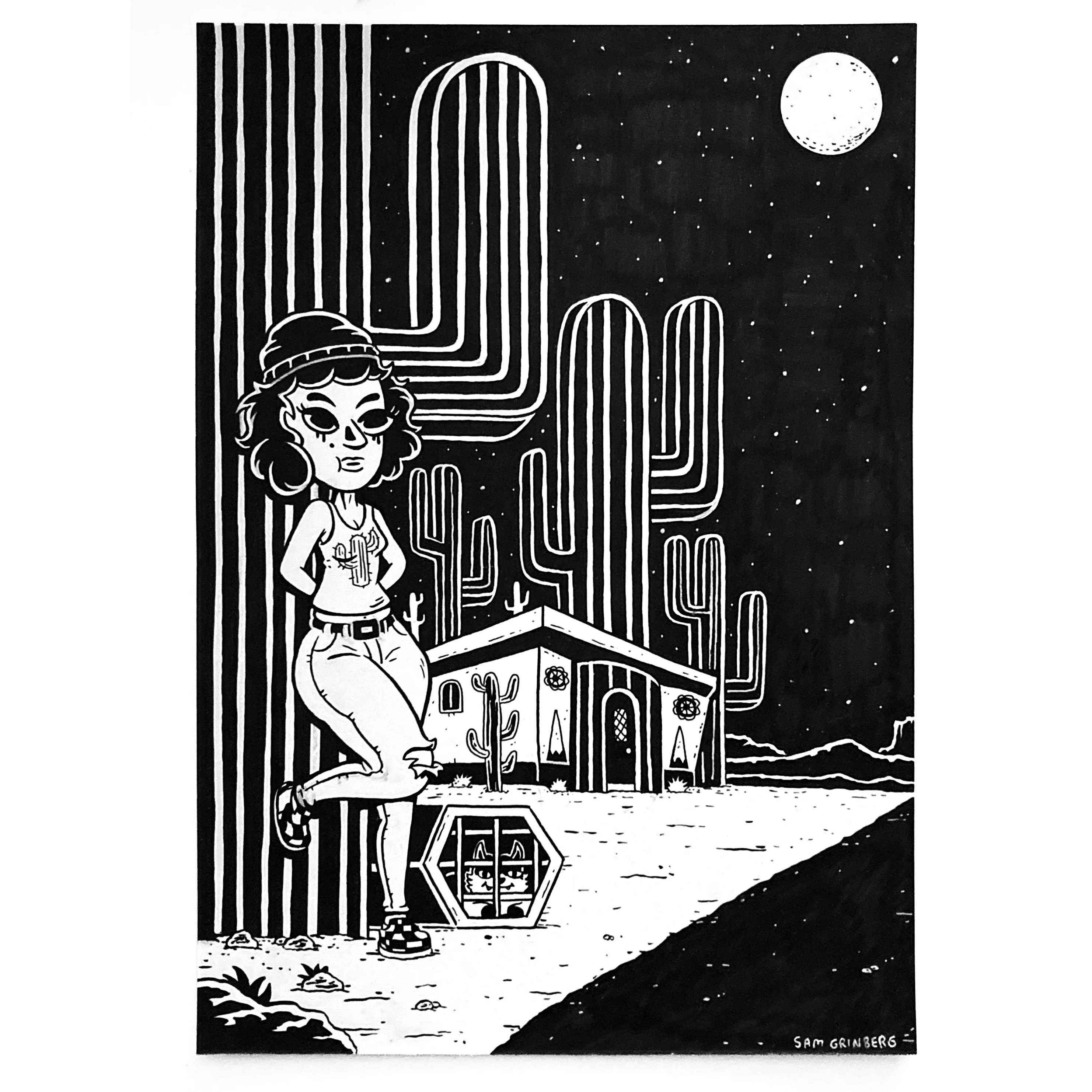 Plants & Flowers 2025 - Sam Grinberg - "The Saguaro Stay"