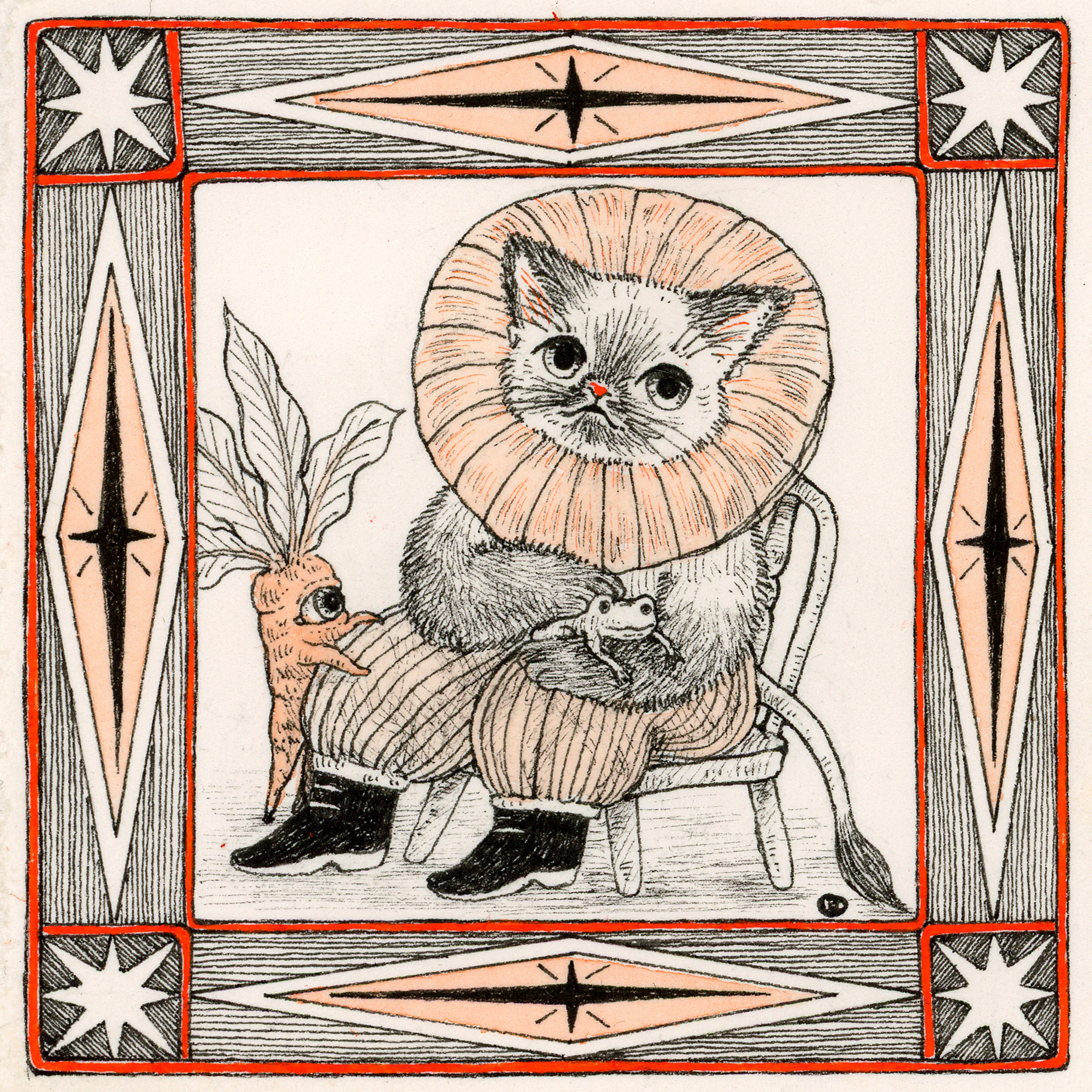 Po Yan Leung - "Leo" Zodiac Square Sticker