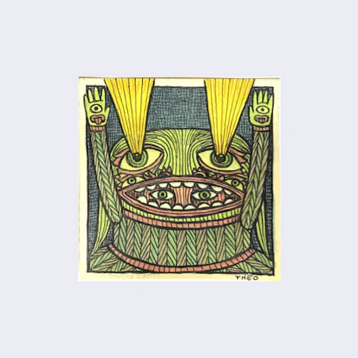 Post-it Show 2021 - Theo Ellsworth - Post-it #04