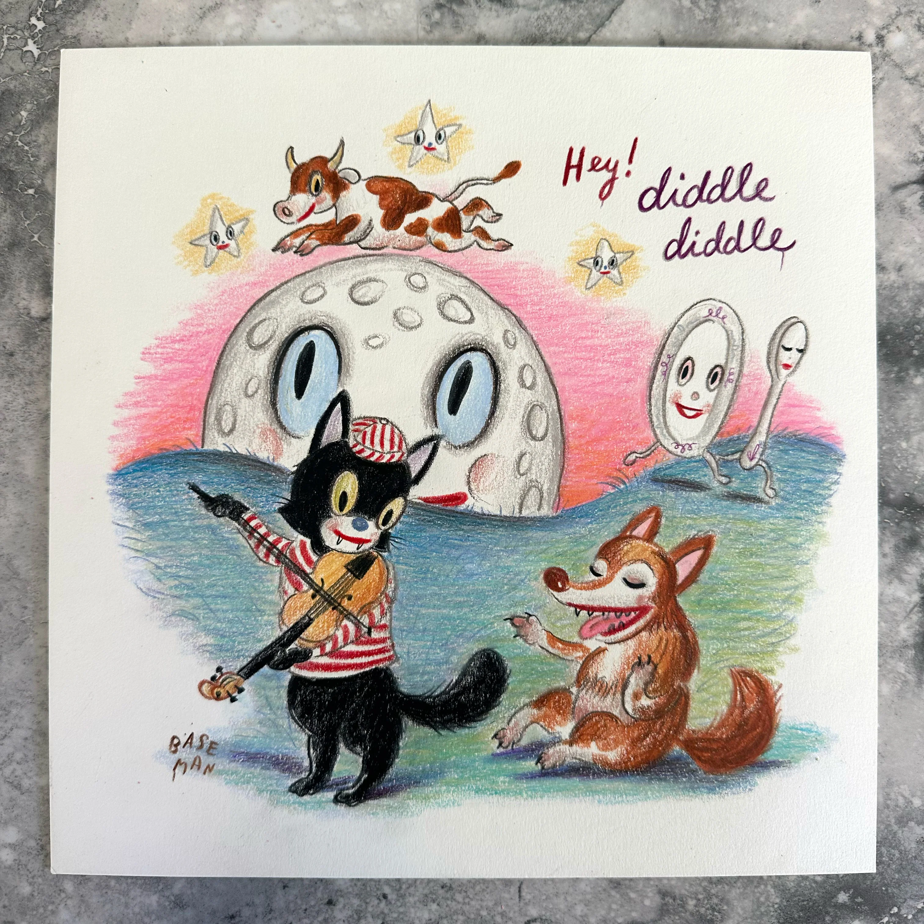 Post-it Show 21 (2025) - #33 - Gary Baseman - Untitled