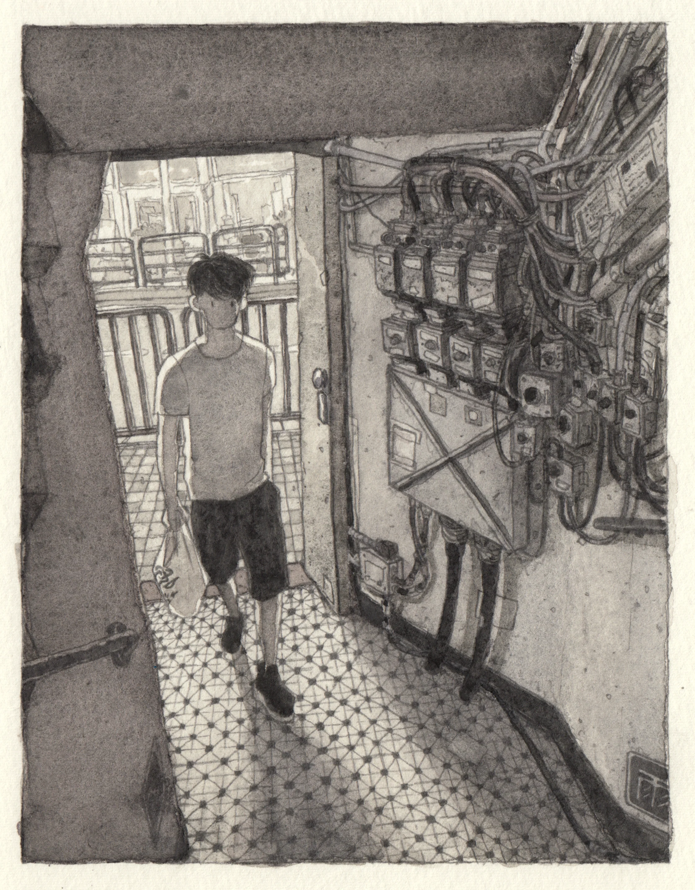 Rain Szeto - Idle Moments - "Entryway (Monochrome No. 3)" - Image 3