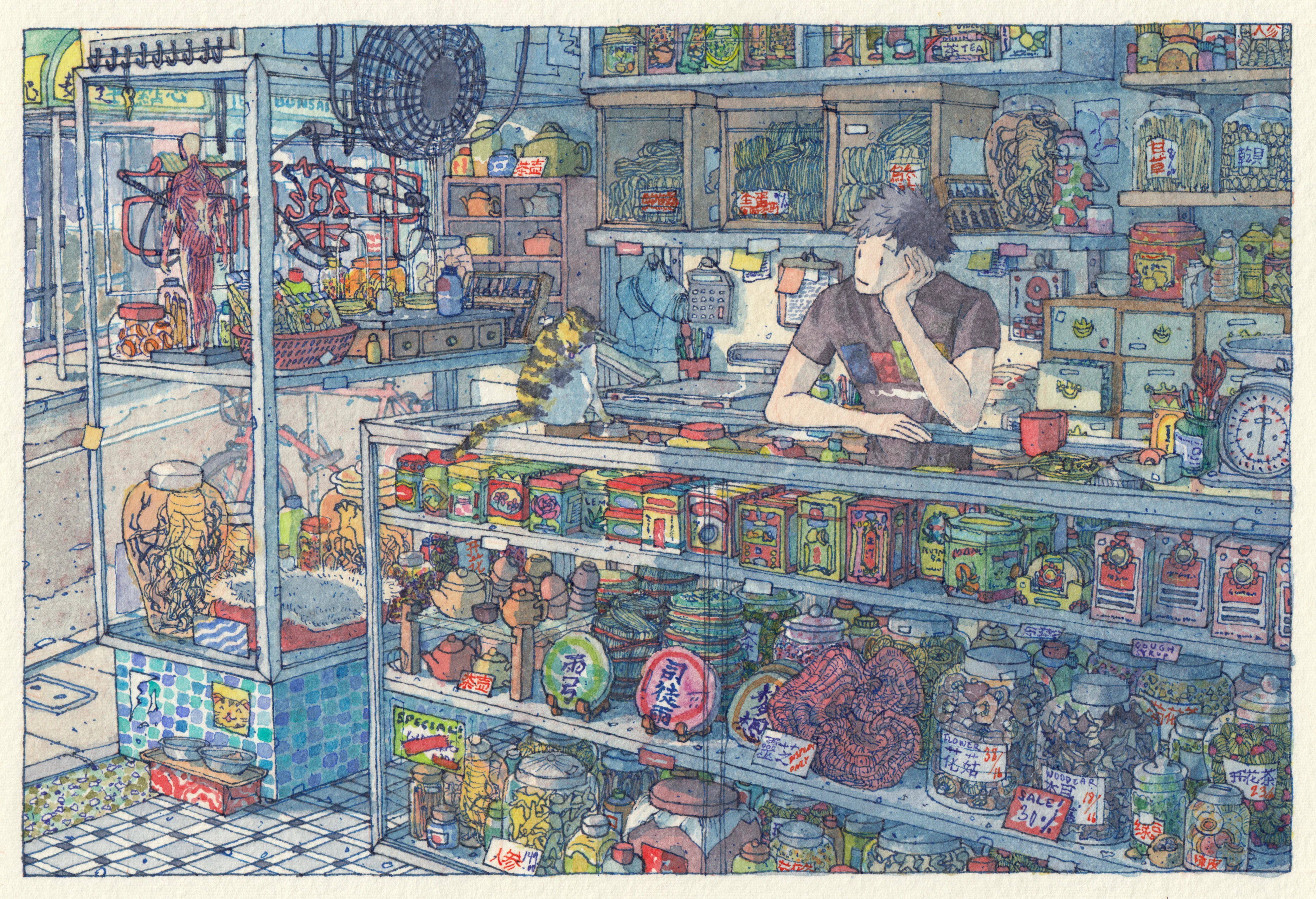 Rain Szeto - Idle Moments - "Herb Shop" - Image 3