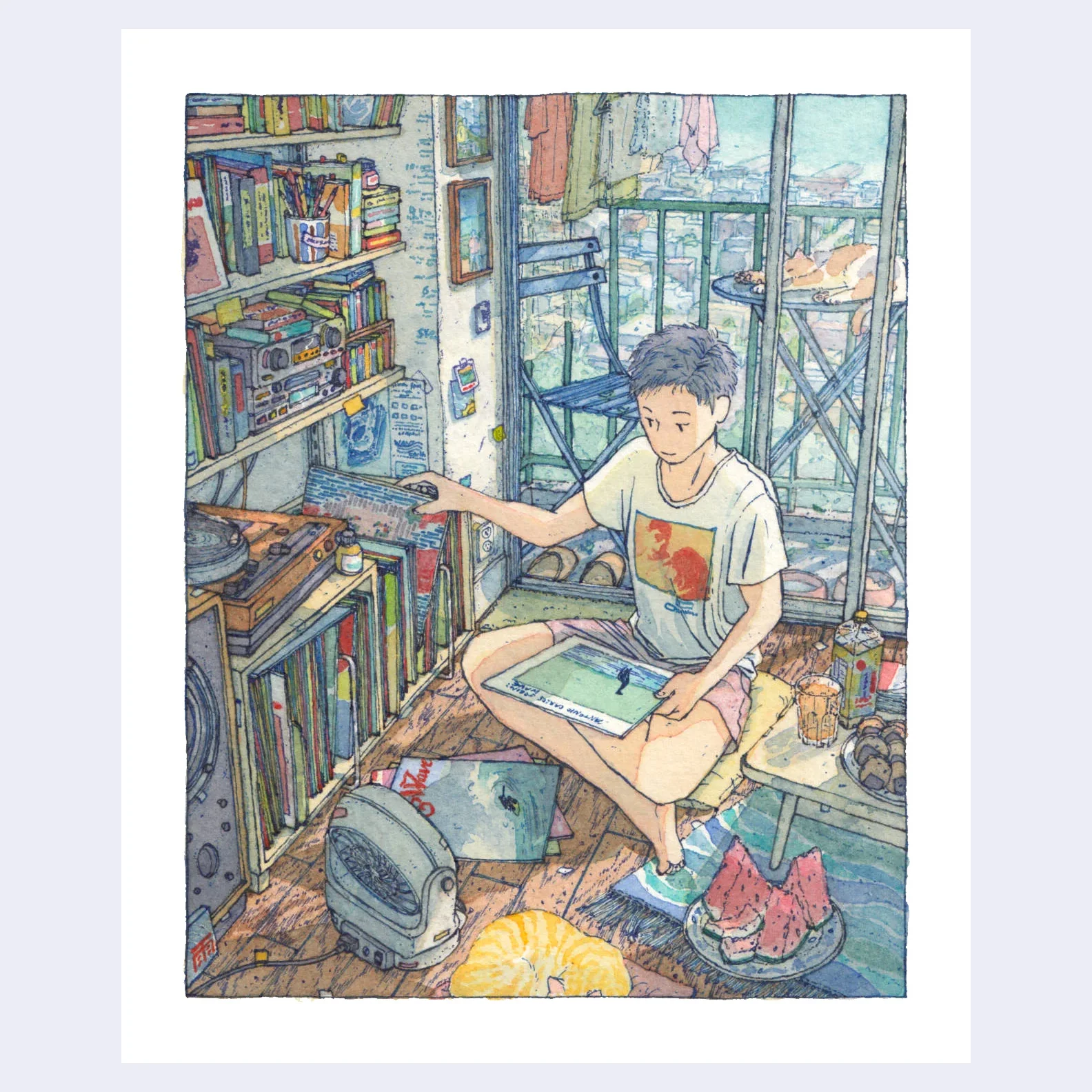Rain Szeto - "Summer Waves" Art Print