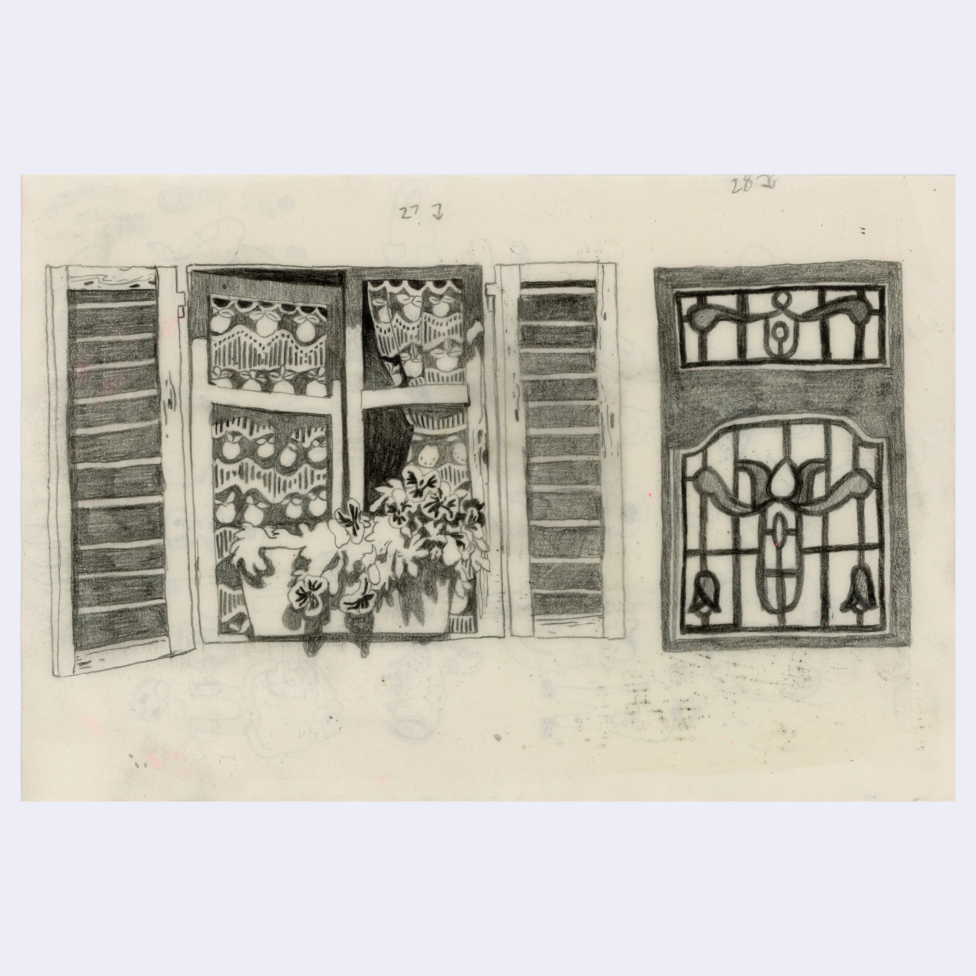 Raku (Mini) Gaki - Heartslob - "Windows I."