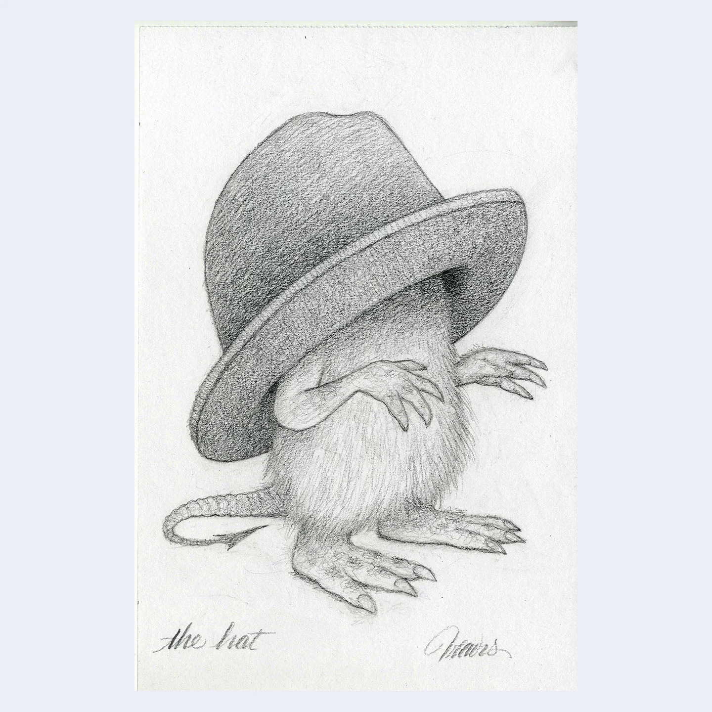 Raku (Mini) Gaki - Travis Louie - "The Hat"