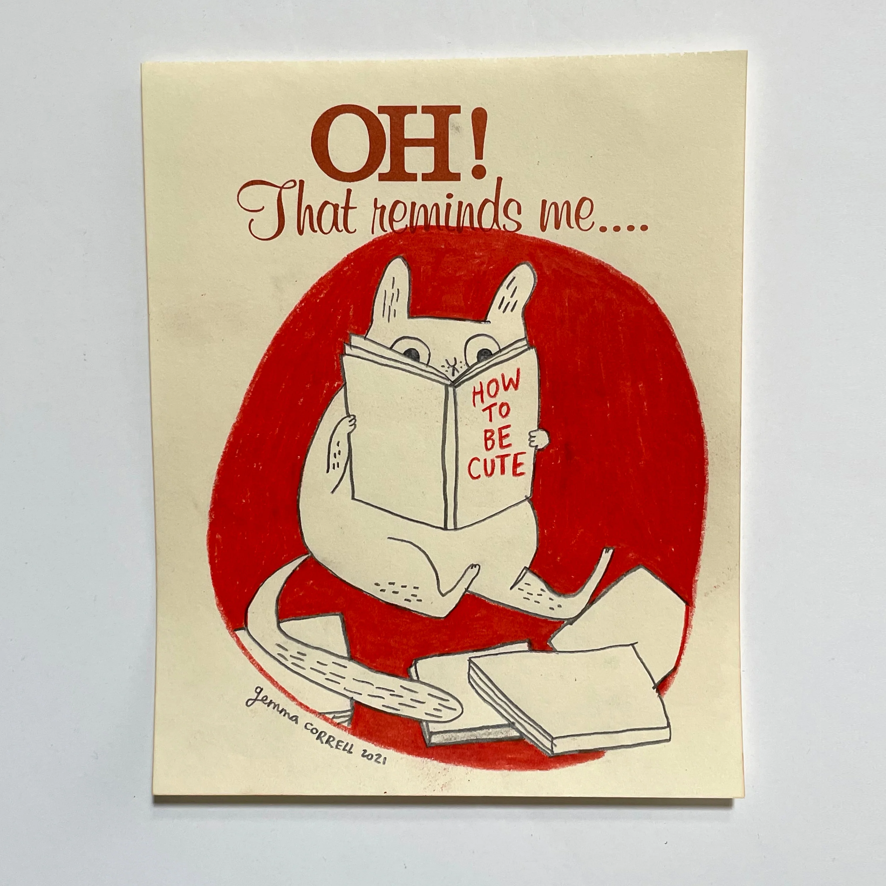 Rakugaki 3 - Gemma Correll - #307 - "How to Be Cute"