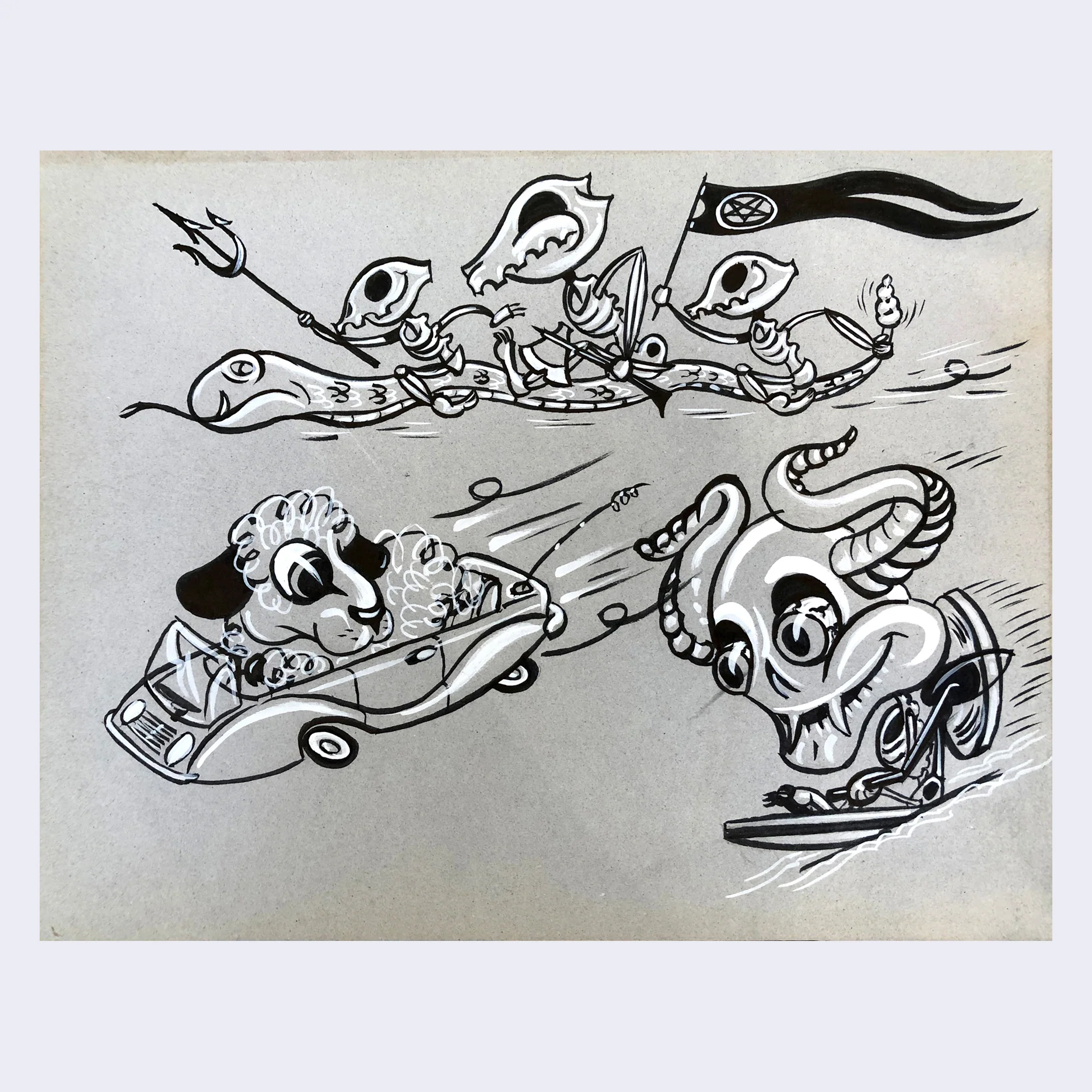 Rakugaki 4 - Andrew Brandou - "Warm-up 06"