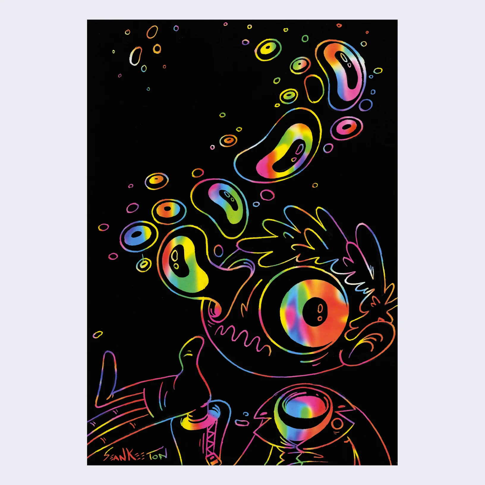 Rakugaki 4 - Sean Keeton - "Bubbling Perception"