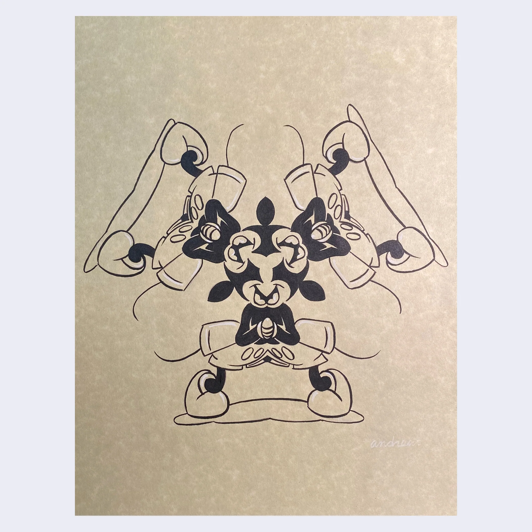 Rakugaki 5 (2023) - Andrew Brandou - "Mickey5"