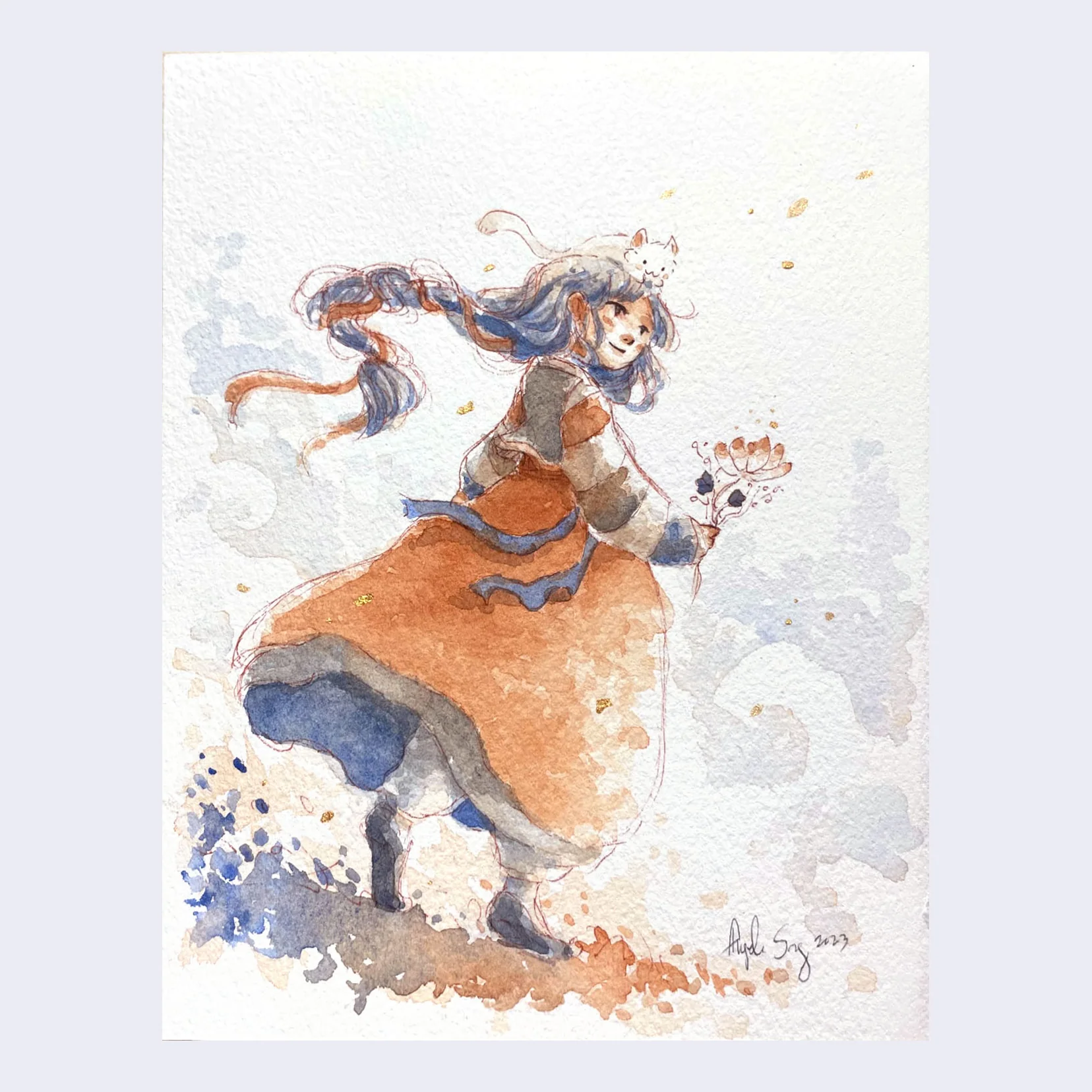 Rakugaki 5 (2023) - Angela Song - "Hanbok Girl"