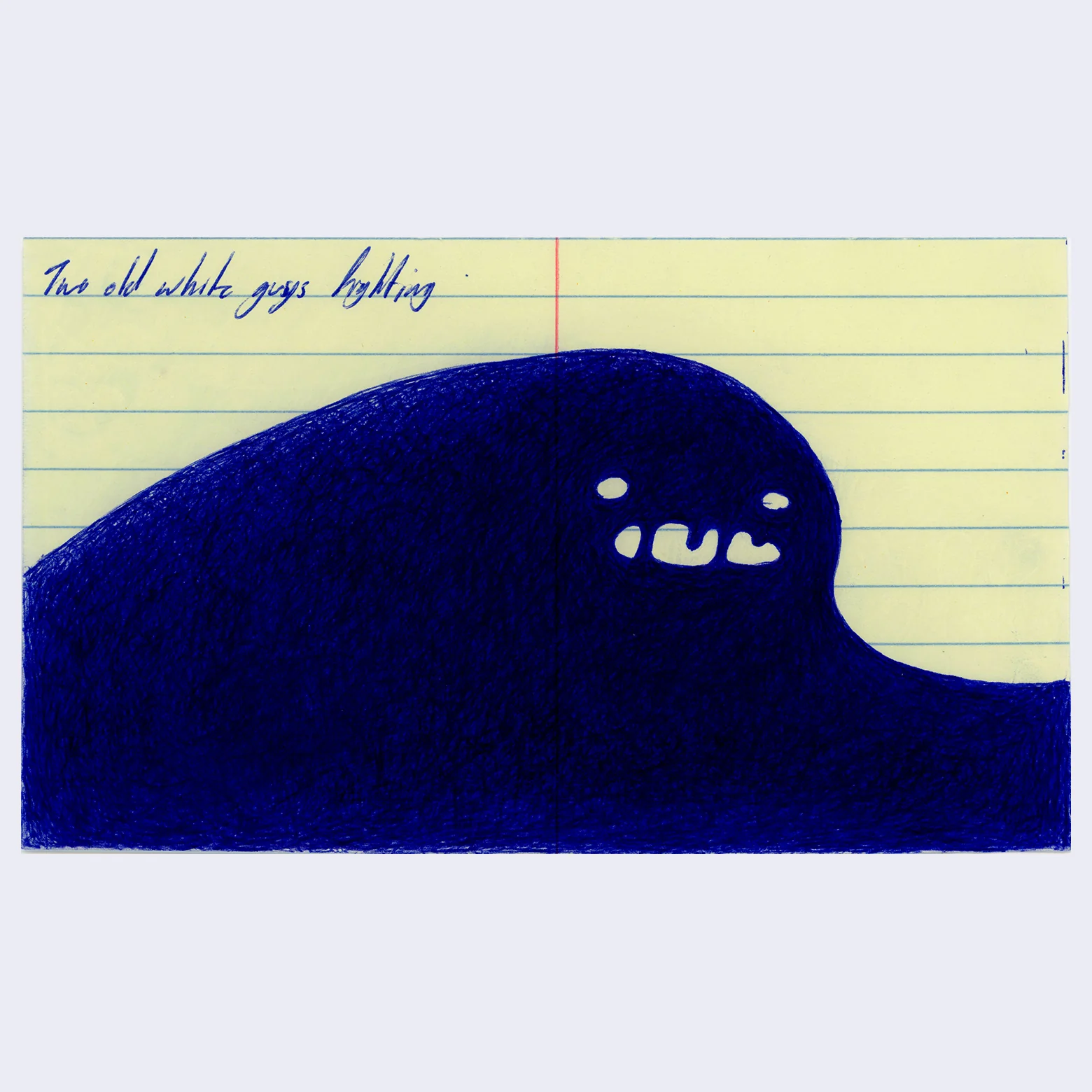 Rakugaki 5 (2023) - Felicia Chiao - "Jury Duty Note 4"