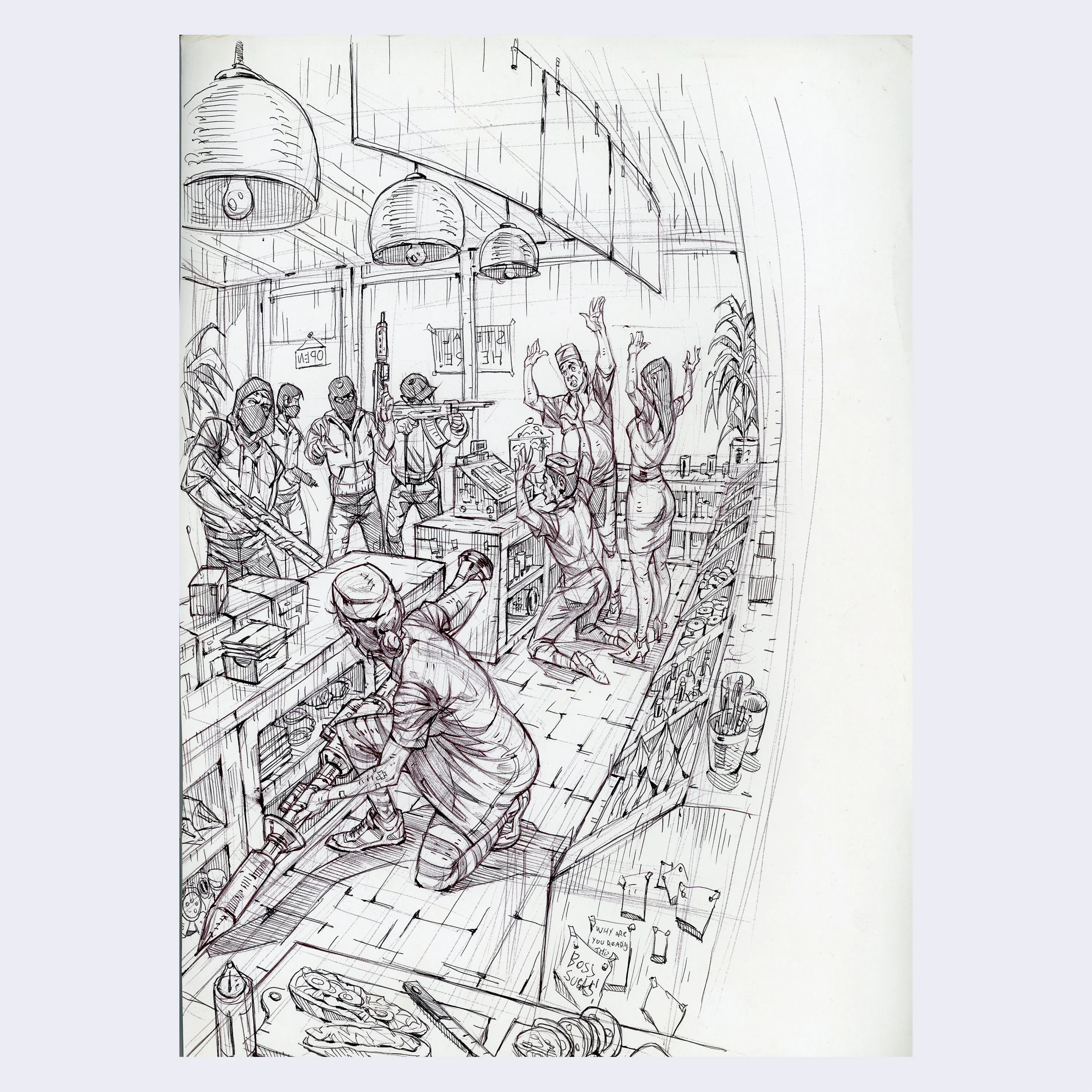 Rakugaki 5 (2023) - Rembert - "Shoplift Bazooka"