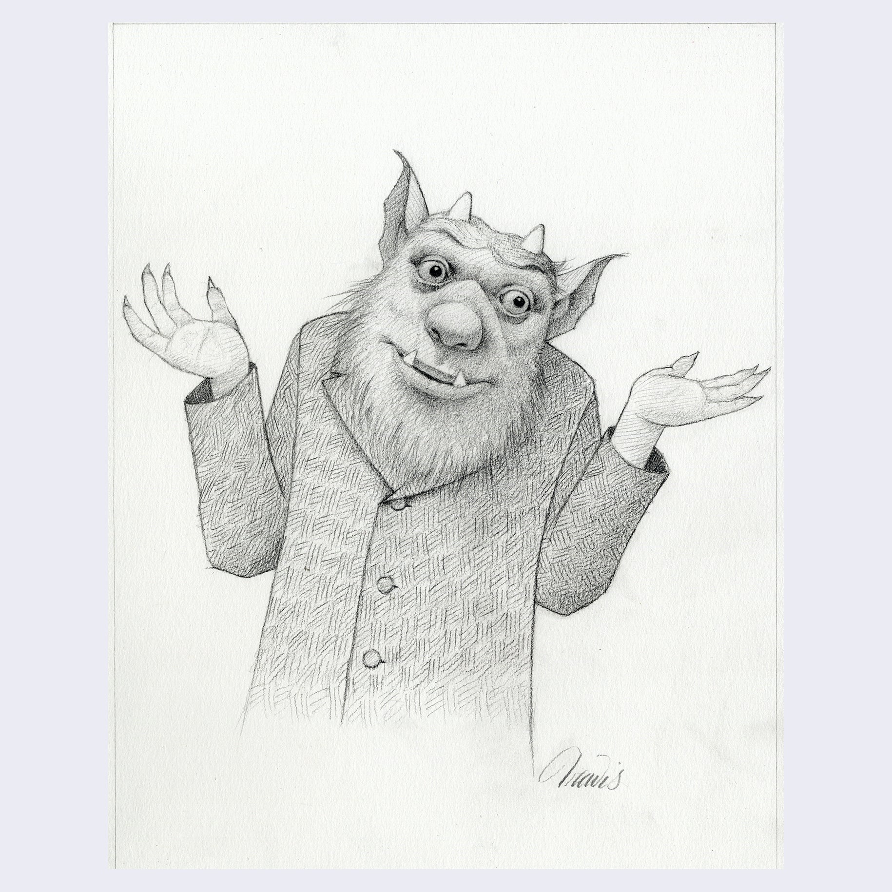 Rakugaki 5 (2023) - Travis Louie - "Whoops Krampus"