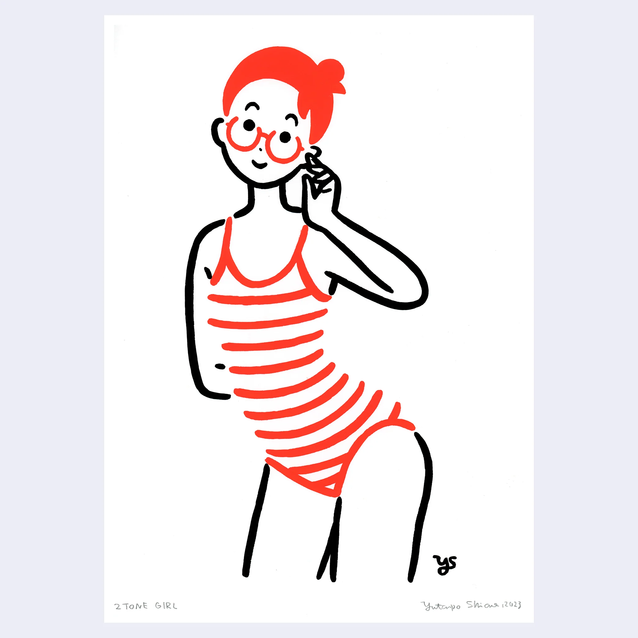Rakugaki 5 (2023) - Yutanpo - "2TONE 02"