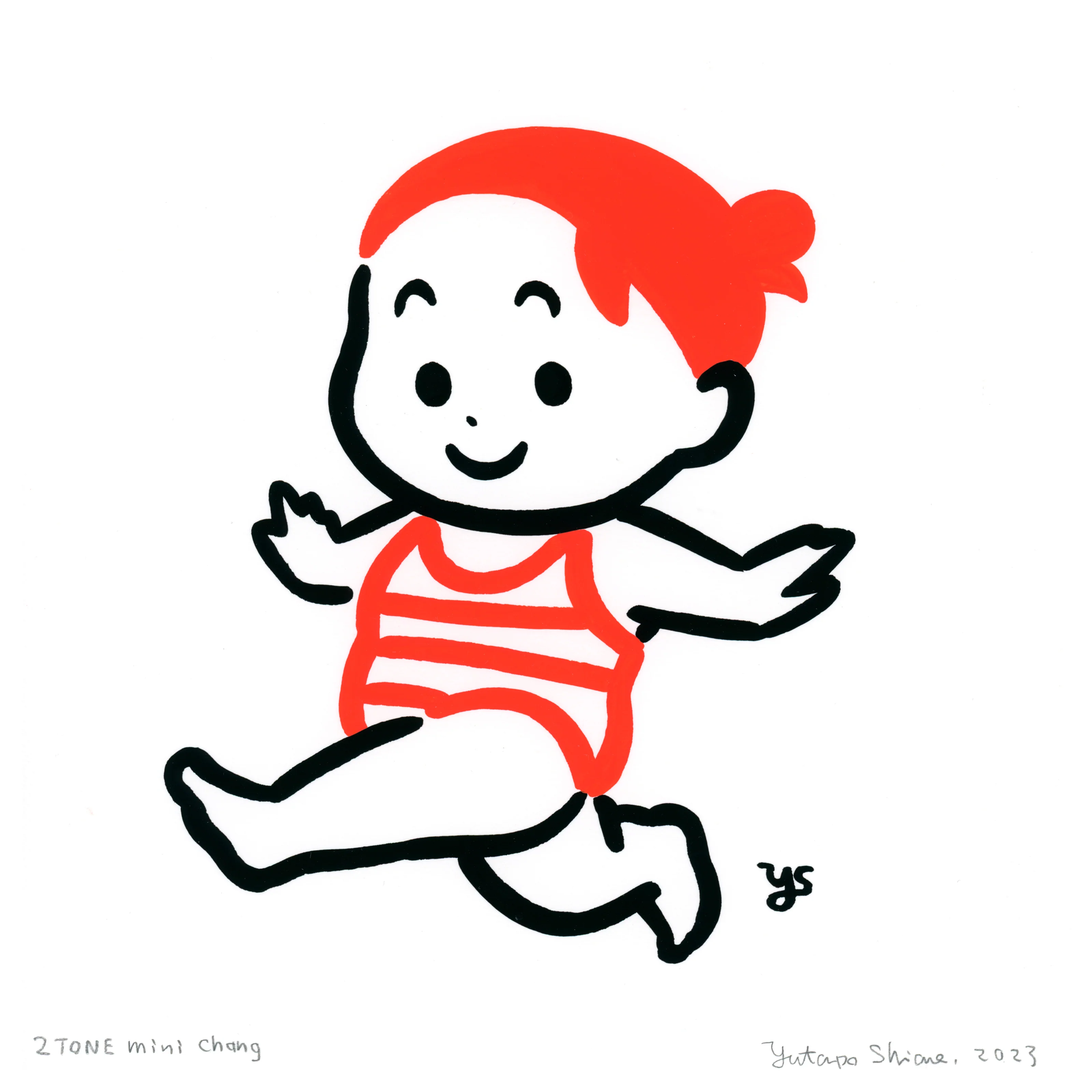 Rakugaki 5 (2023) - Yutanpo - "2TONE Mini 02"