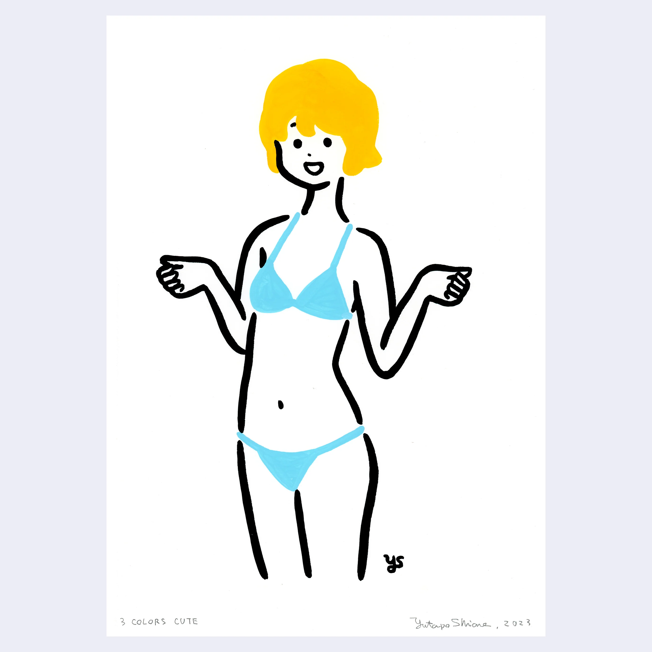 Rakugaki 5 (2023) - Yutanpo - "3TONE 01"