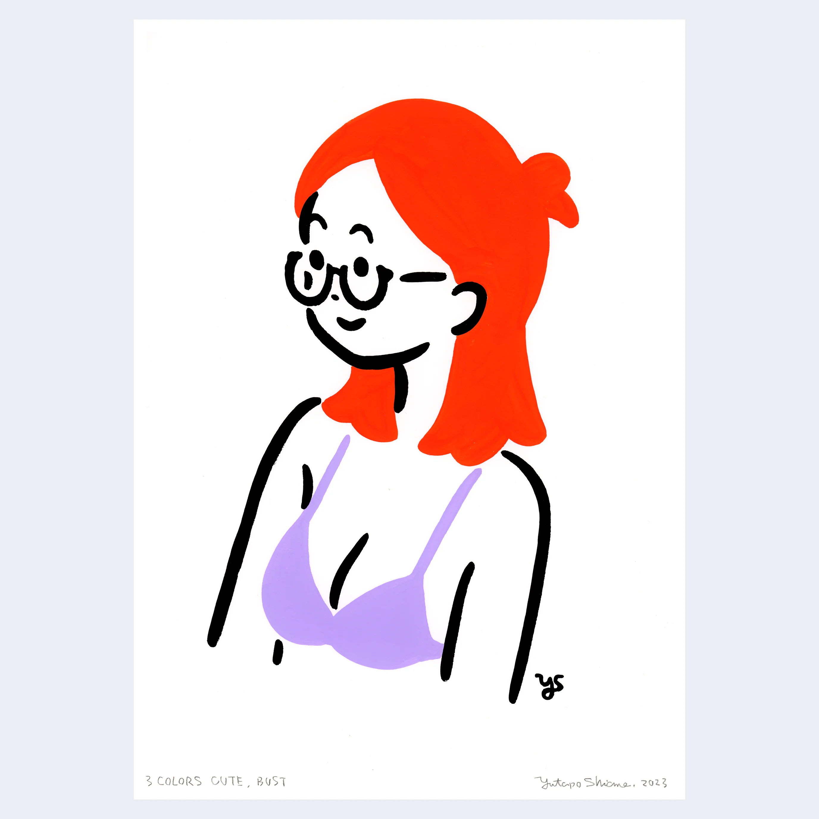 Rakugaki 5 (2023) - Yutanpo - "3TONE Bust 03"