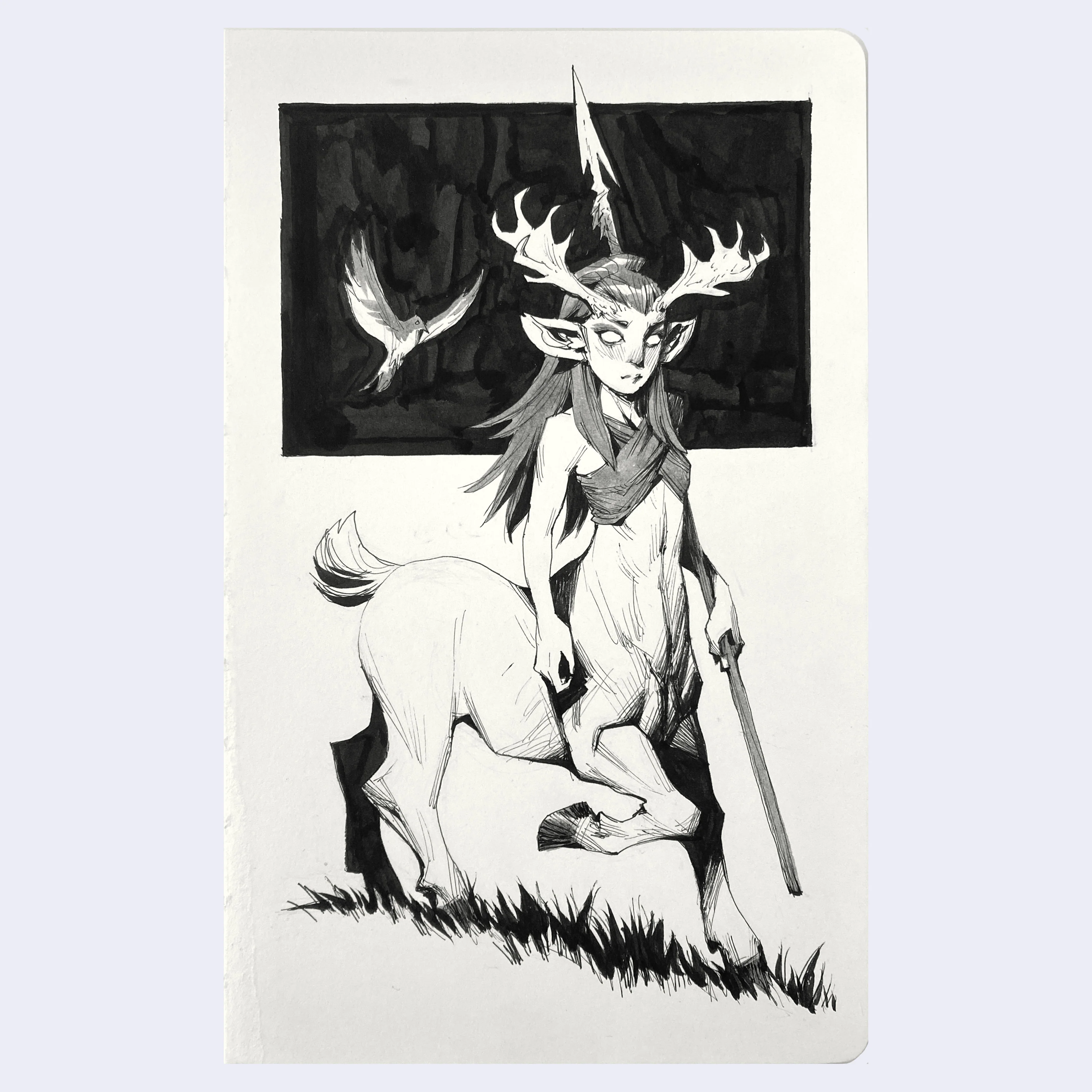 Rakugaki 6 (2024) - Andrew Mar - "Centaur"
