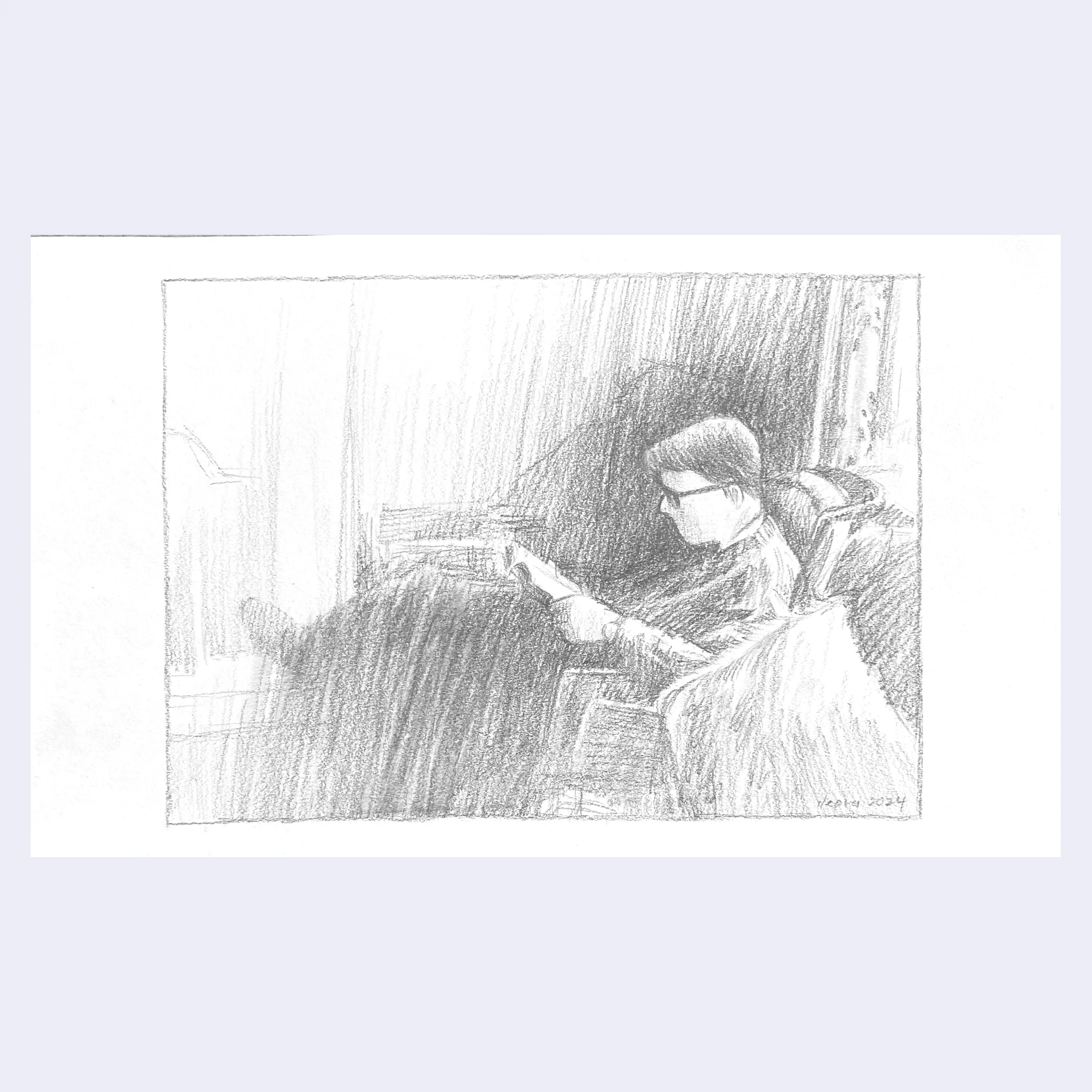 Rakugaki 6 (2024) - Ileana Soon - "The Reader"