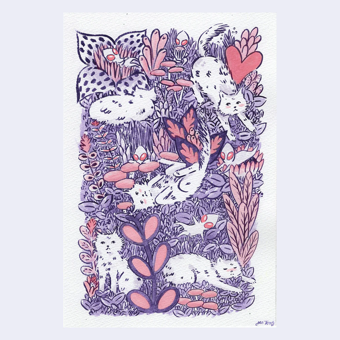 Rakugaki 6 (2024) - Jen Tong - "Cats and Aliens"