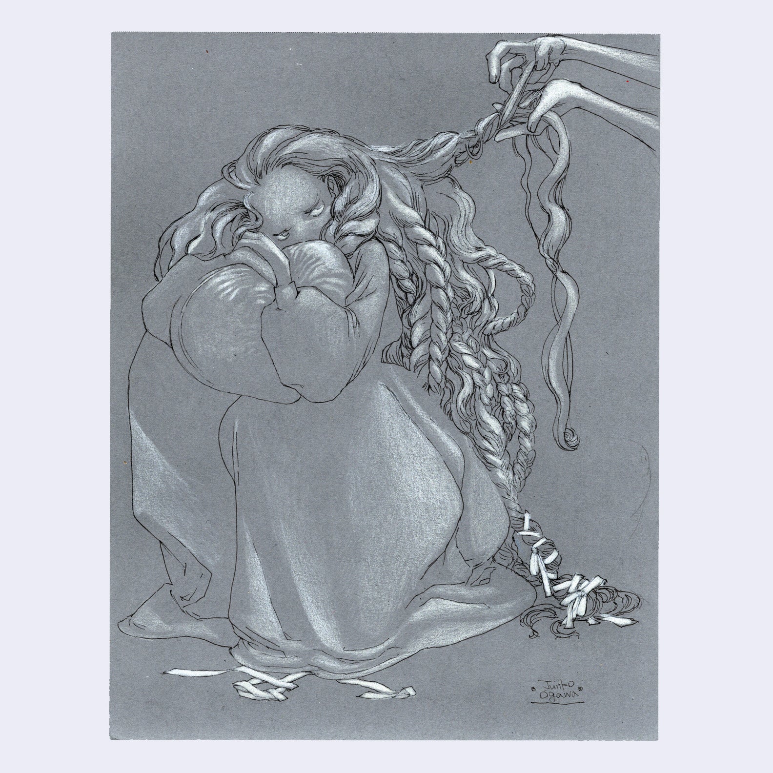 Rakugaki 6 (2024) - Junko Ogawa - "Braid"