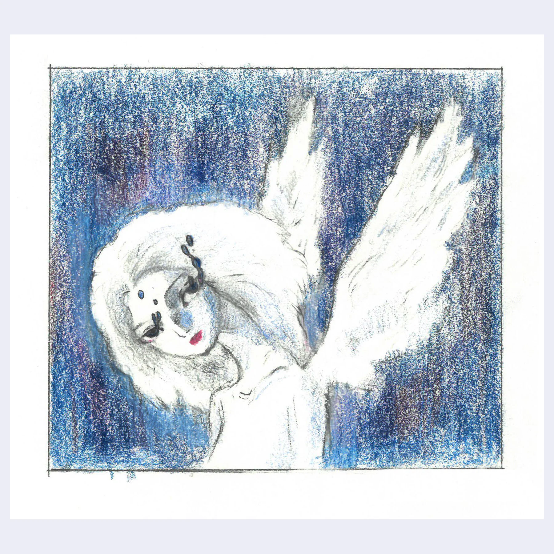 Rakugaki 6 (2024) - Nola Won - "Blue Angel"