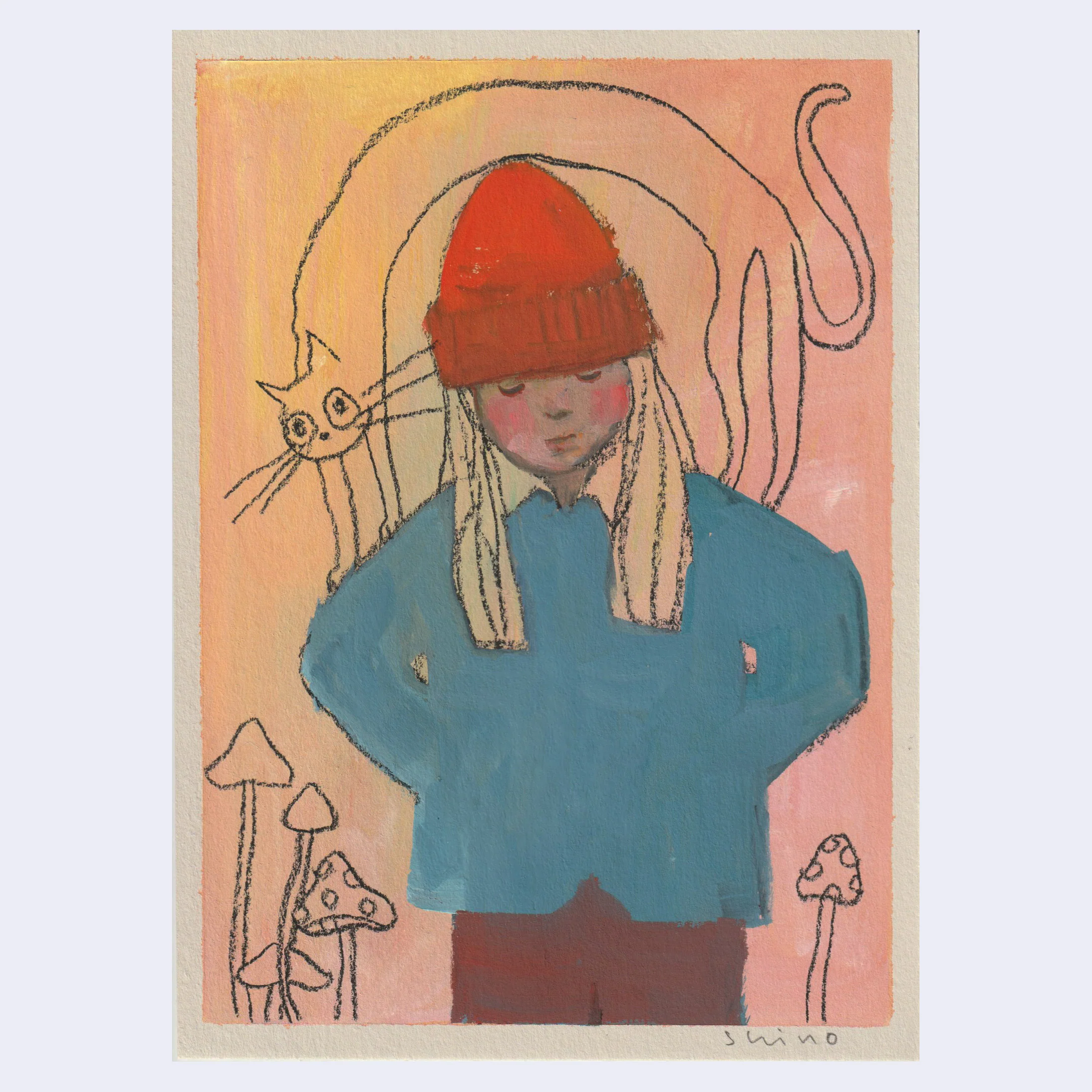 Rakugaki 6 (2024) - Shino Charlson - "Beanie #1"