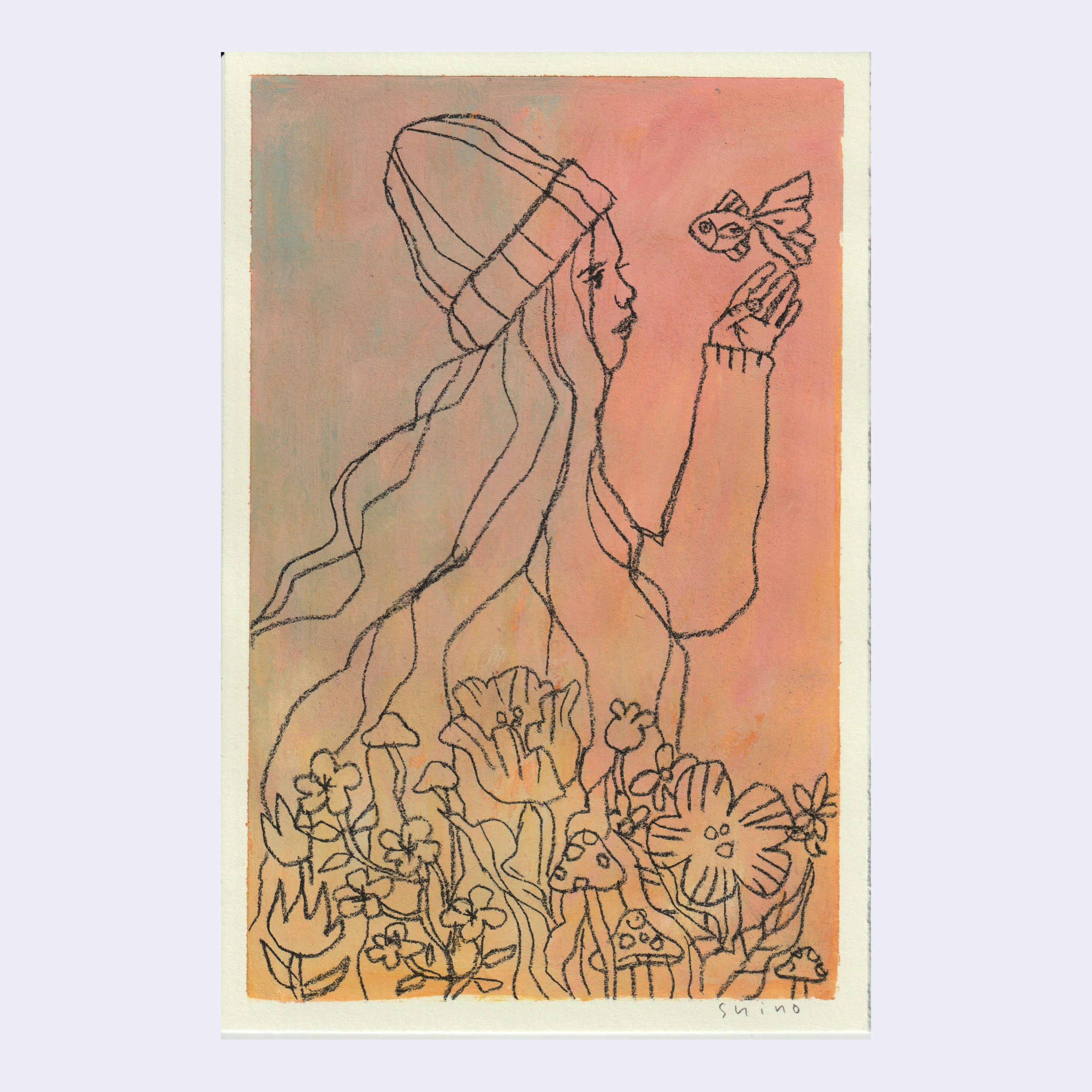 Rakugaki 6 (2024) - Shino Charlson - "Beanie #3"