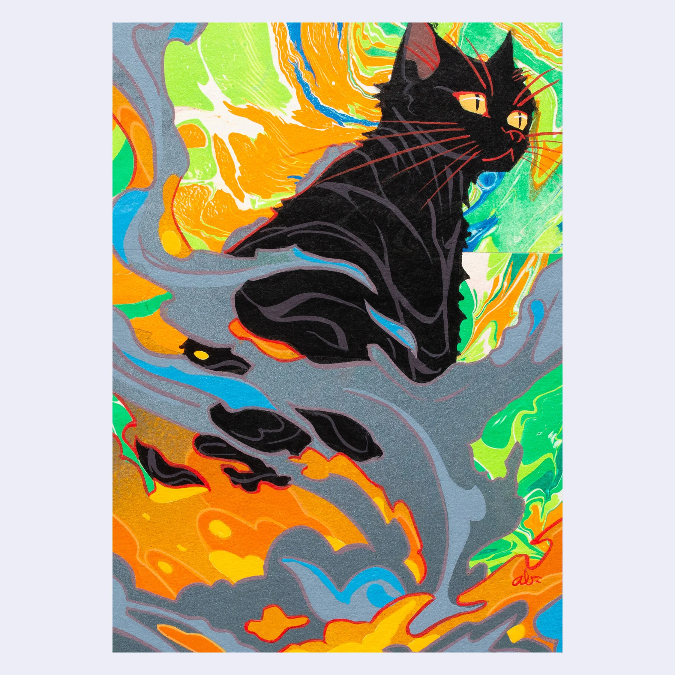 Rakugaki 7 (2025) - Andrew Brandou - "Rakucat 7"