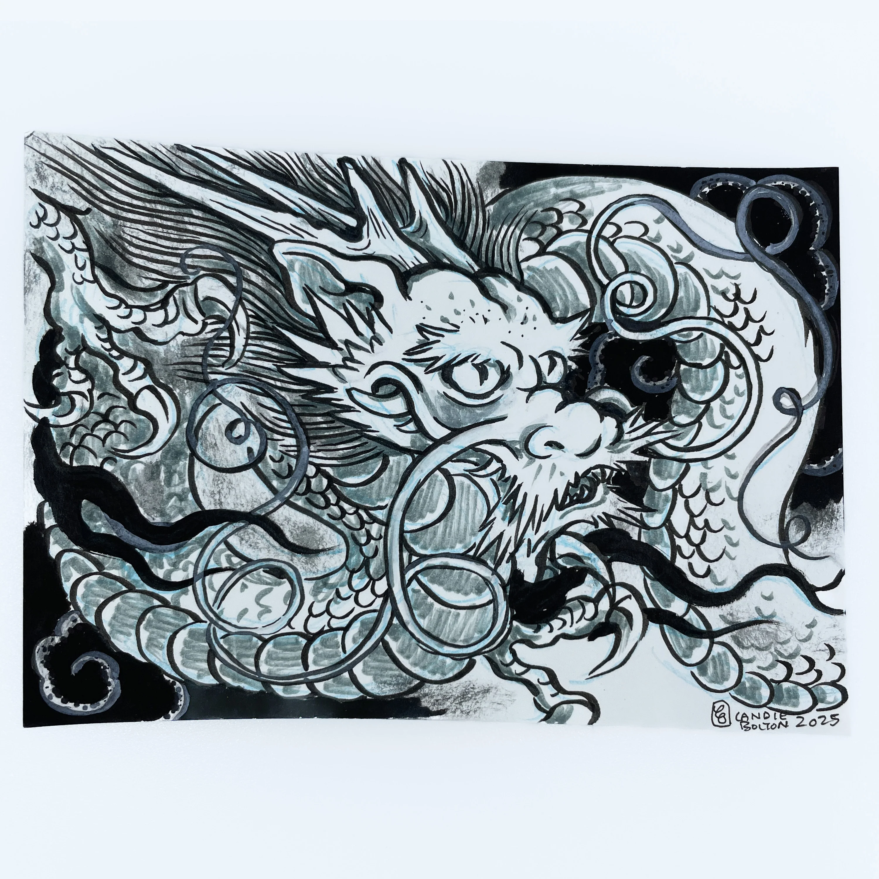 Rakugaki 7 (2025) - Candie Bolton - "Dragon 4"