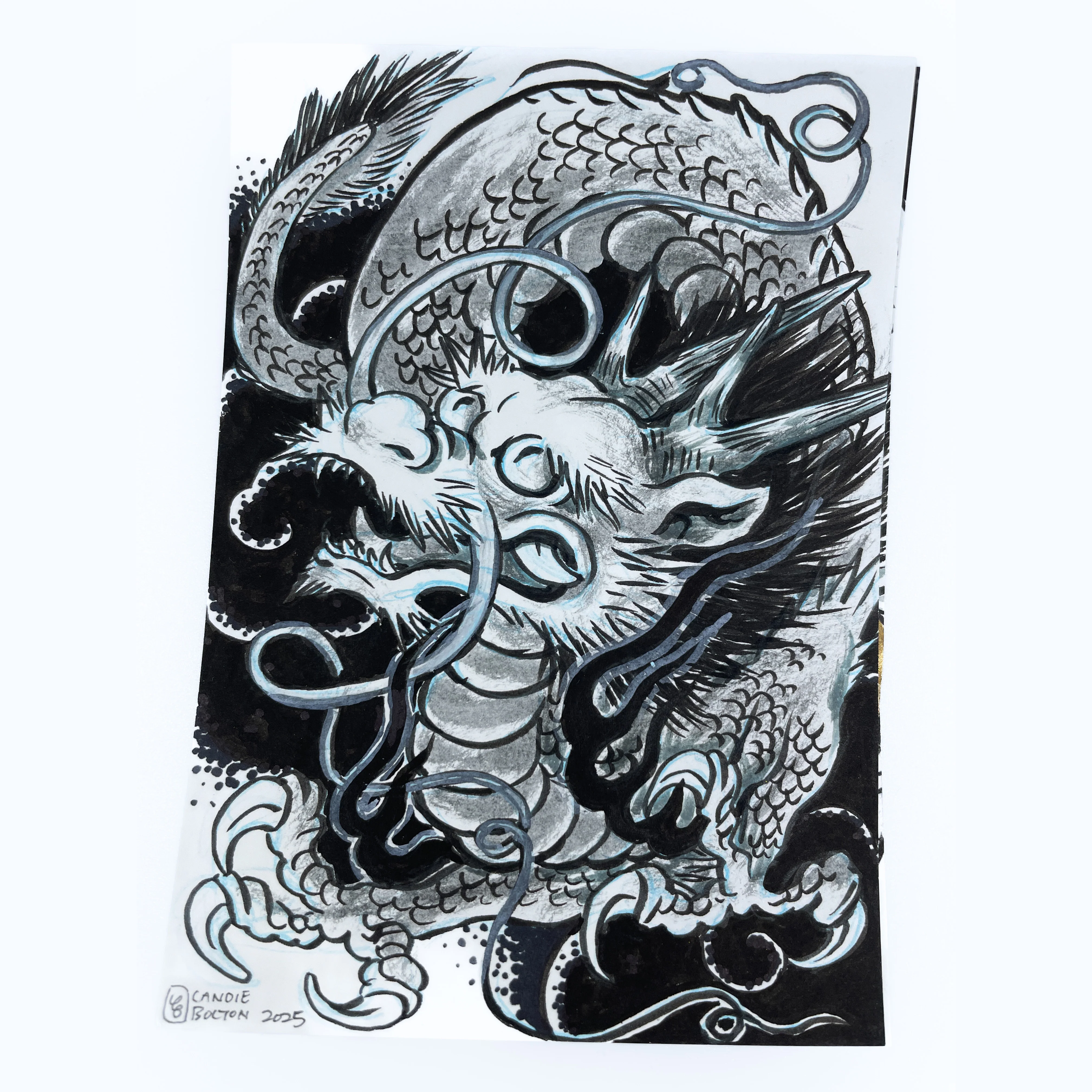 Rakugaki 7 (2025) - Candie Bolton - "Dragon 5"