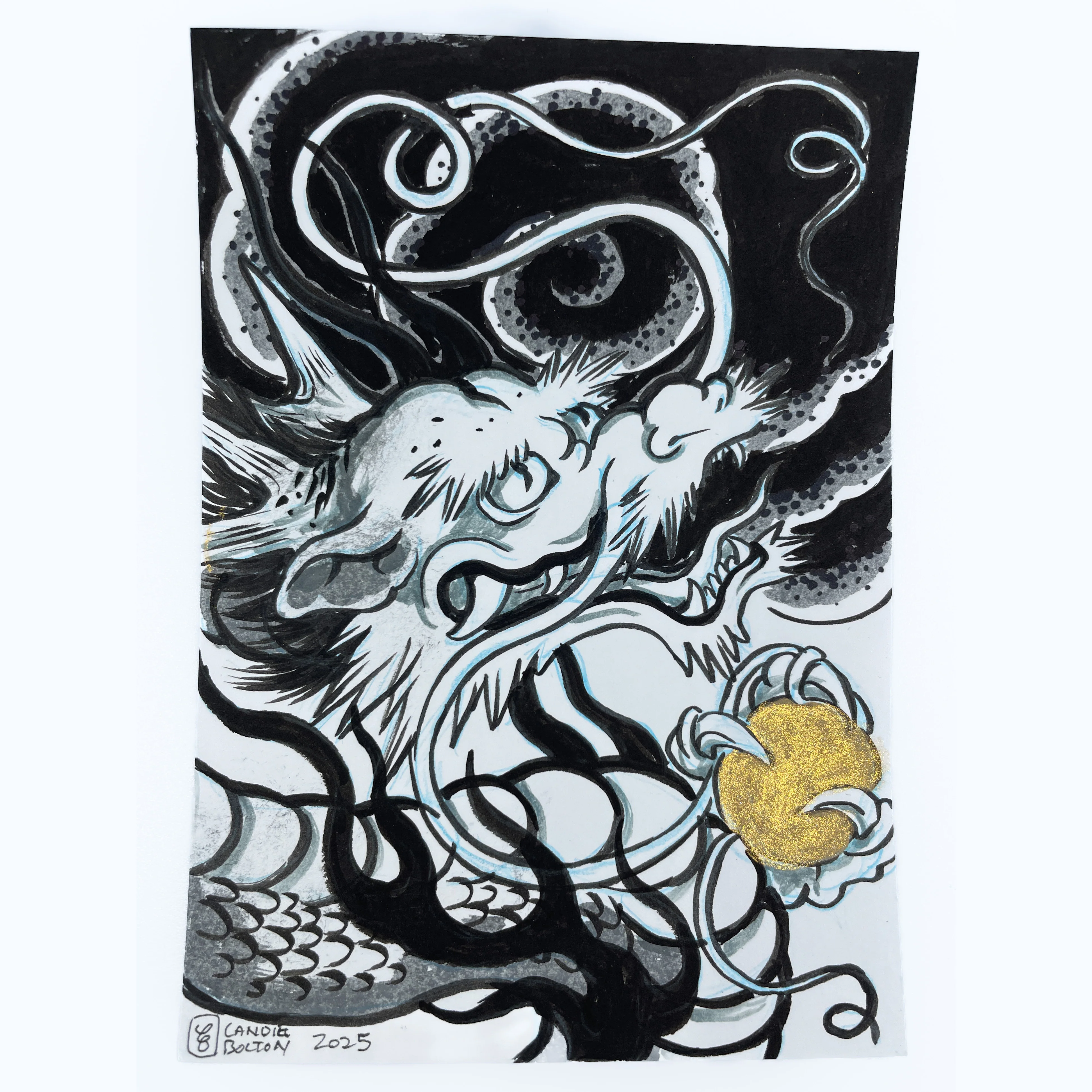 Rakugaki 7 (2025) - Candie Bolton - "Dragon 7"