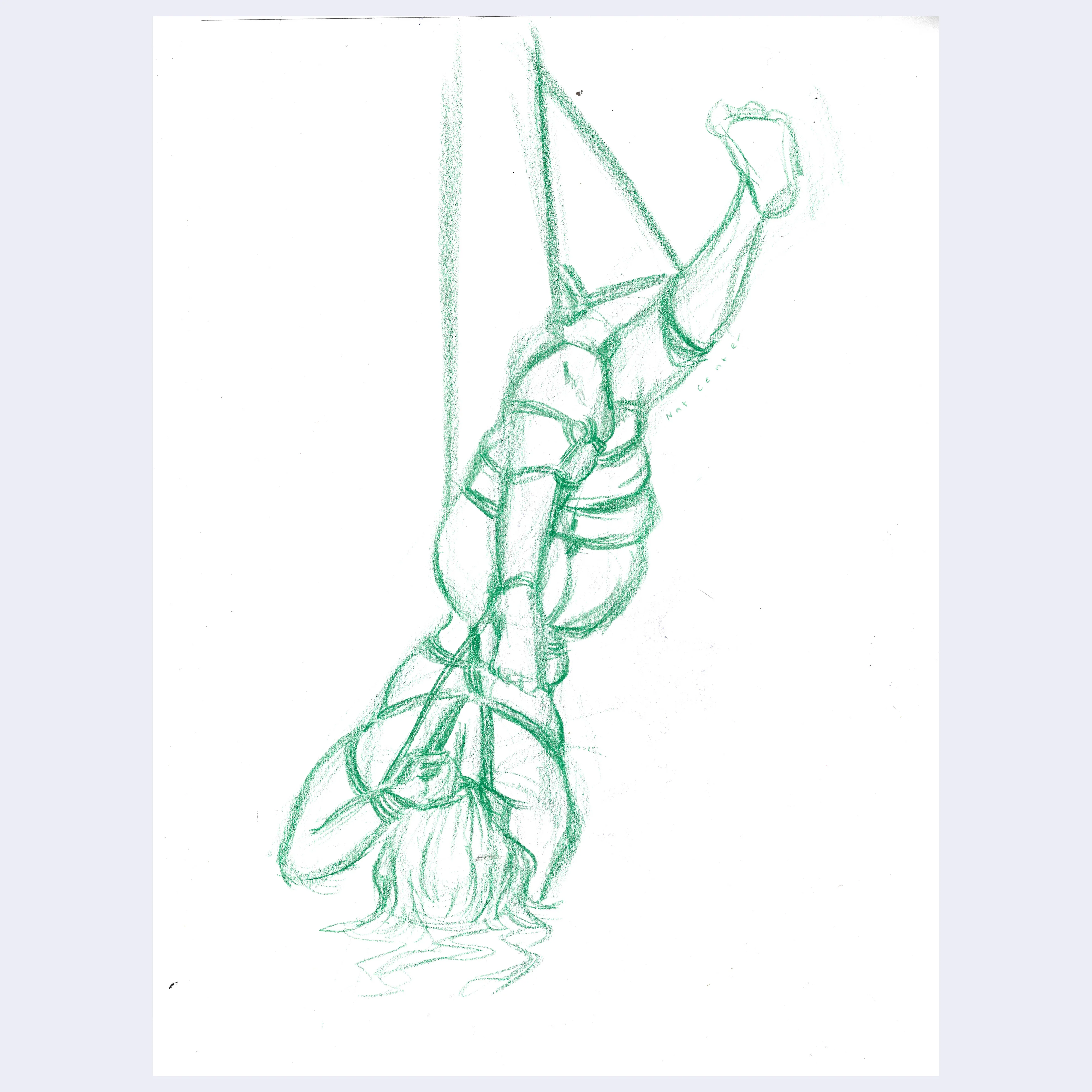 Rakugaki 7 (2025) - Nat Center - "Shibari 2"